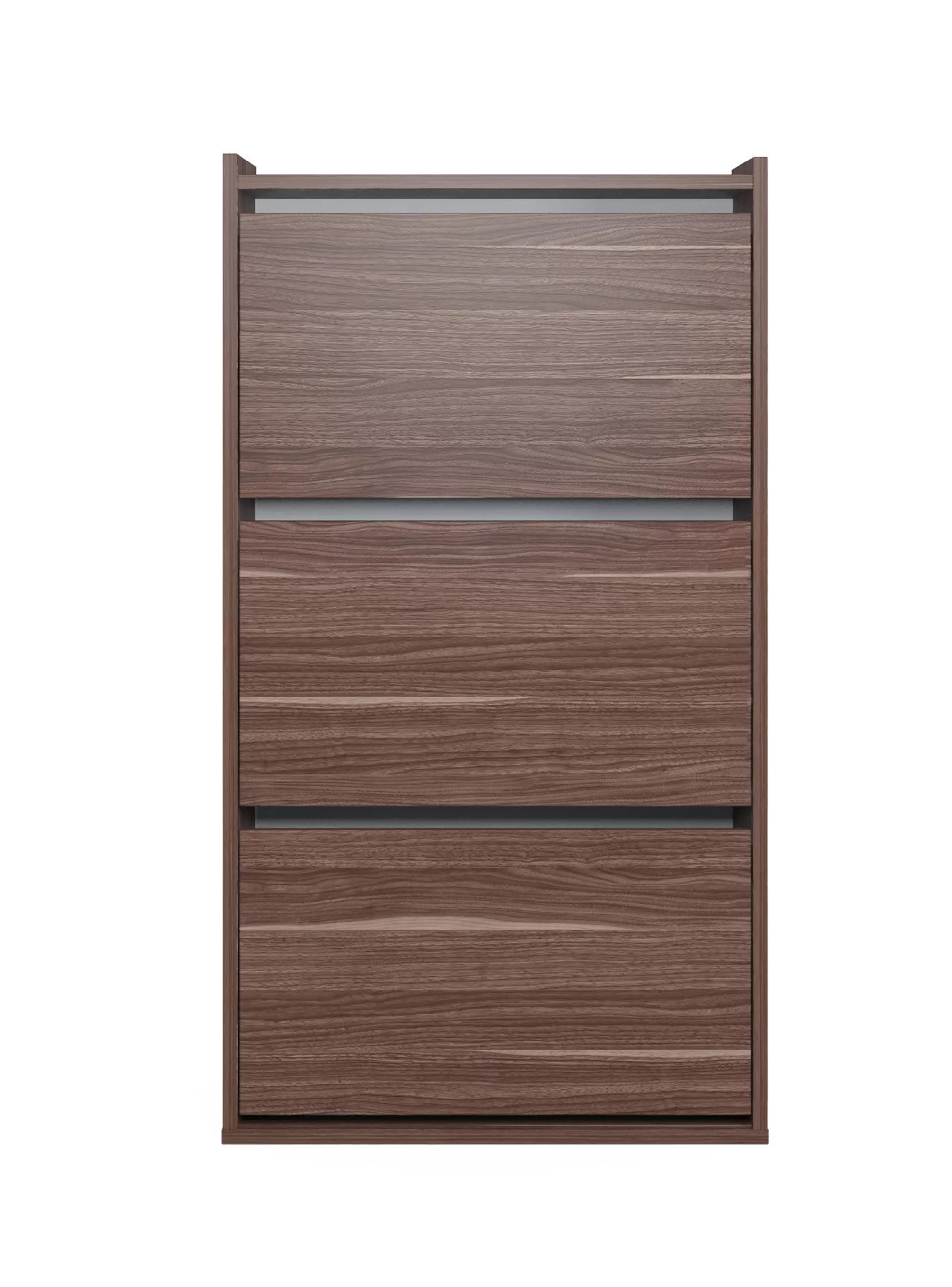 Dmora Scarpiere<Scarpiera con tre ante a ribalta, cm 65 x 32 x 11,8, colore