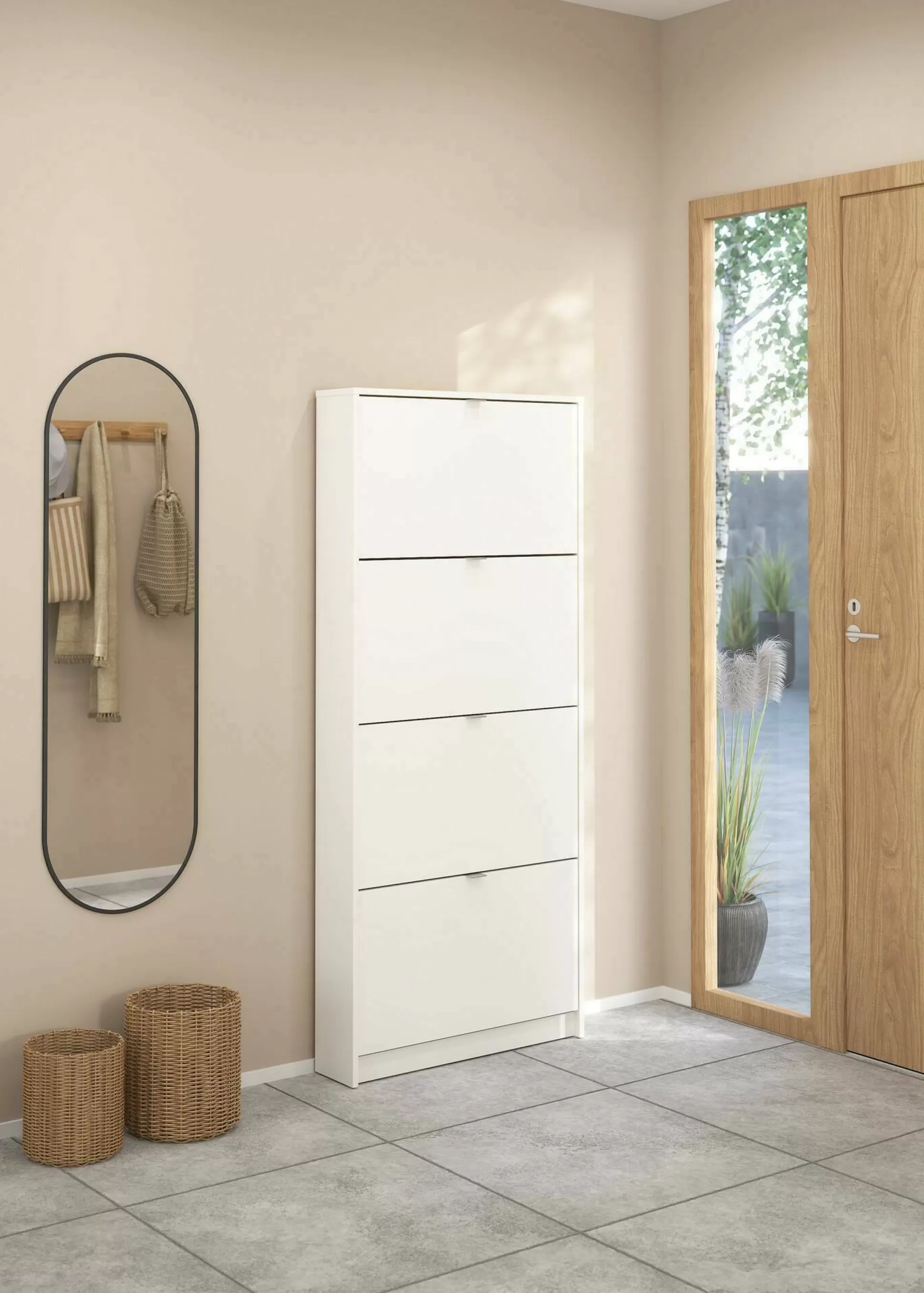 Dmora Scarpiere<Scarpiera Desideria, 70x17 h162 cm,