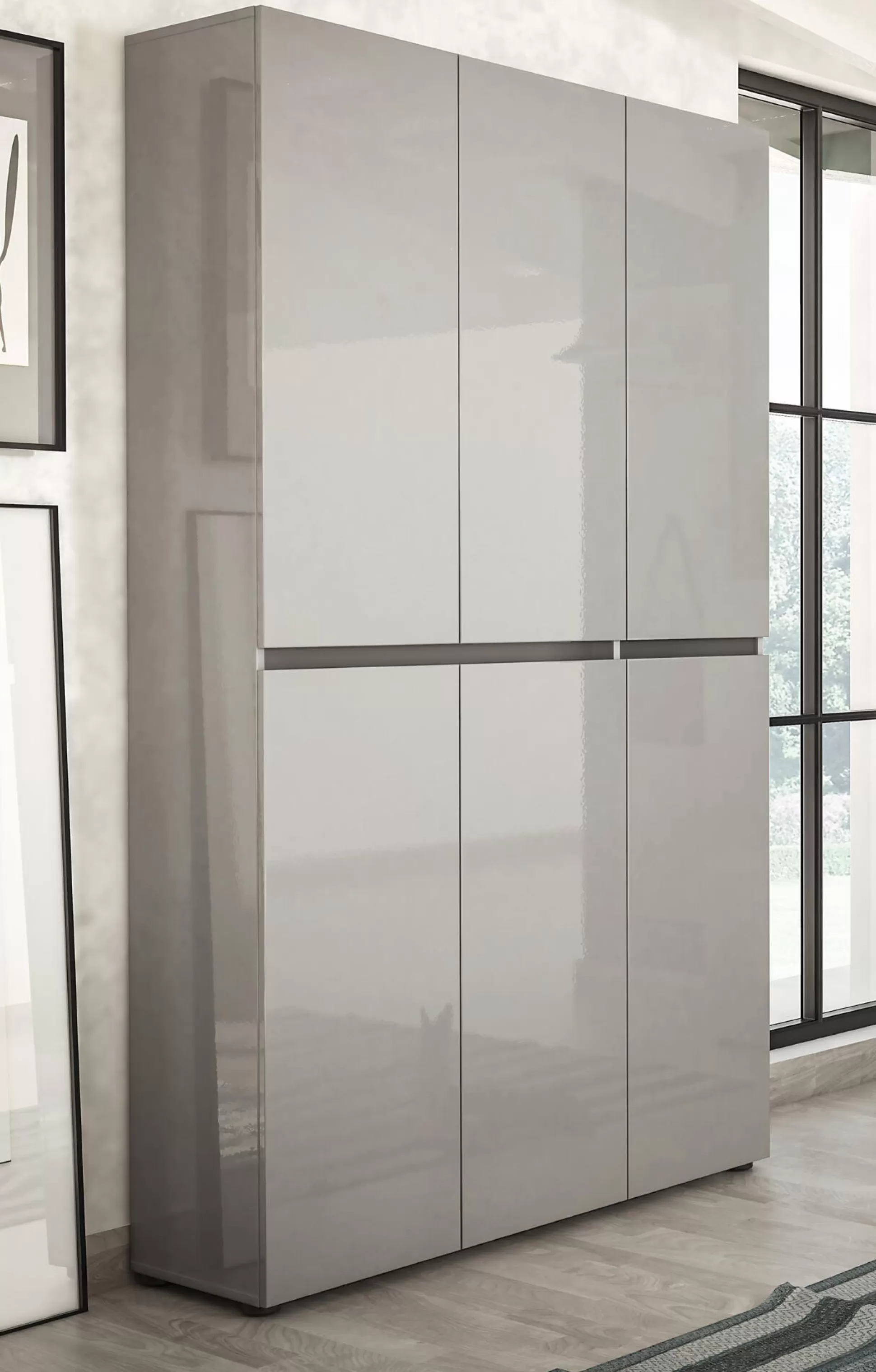Dmora Scarpiere<Scarpiera Diva, 122x34h200 cm,