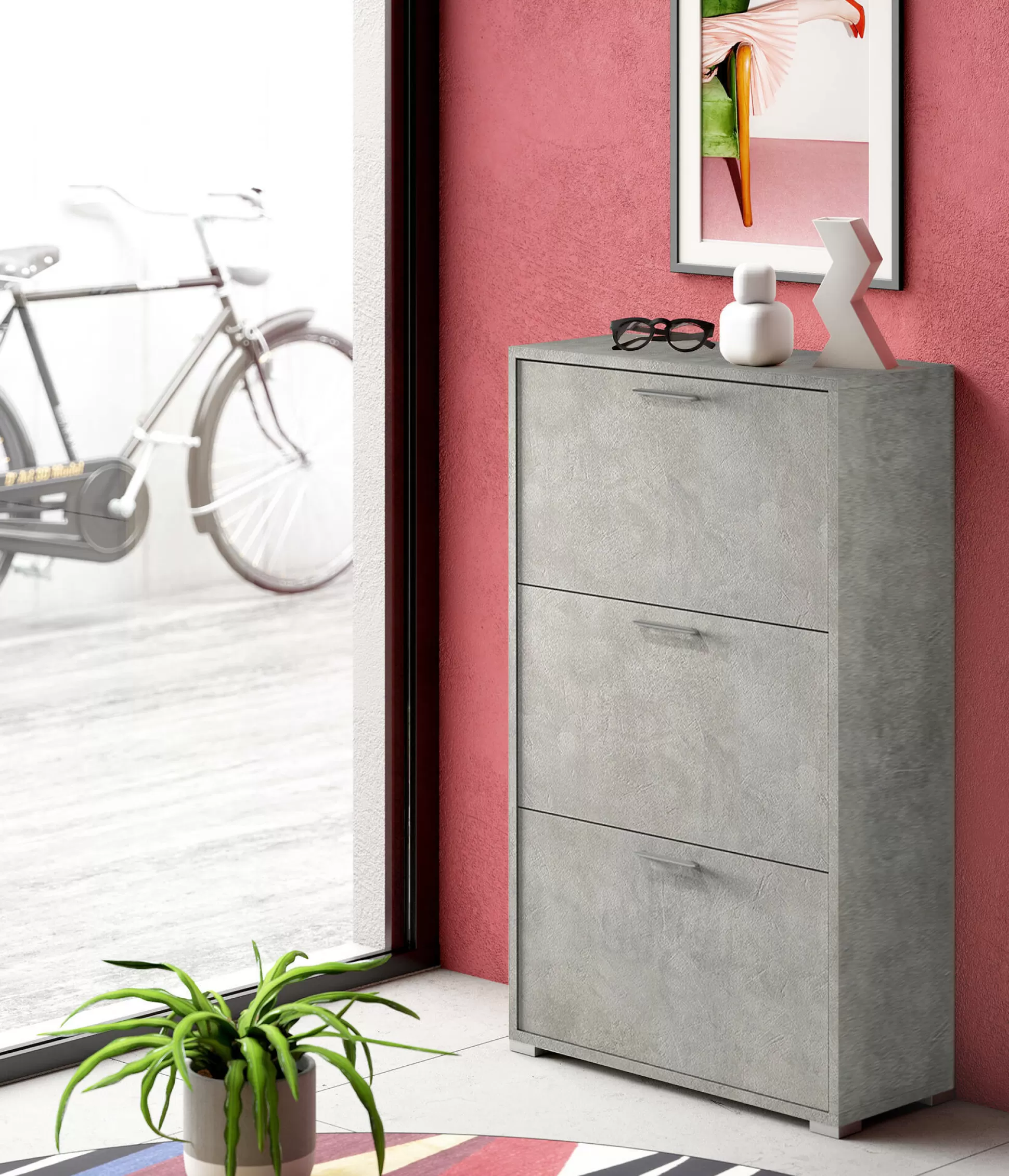 Dmora Scarpiere<Scarpiera Dlos, 67x28h112 cm,