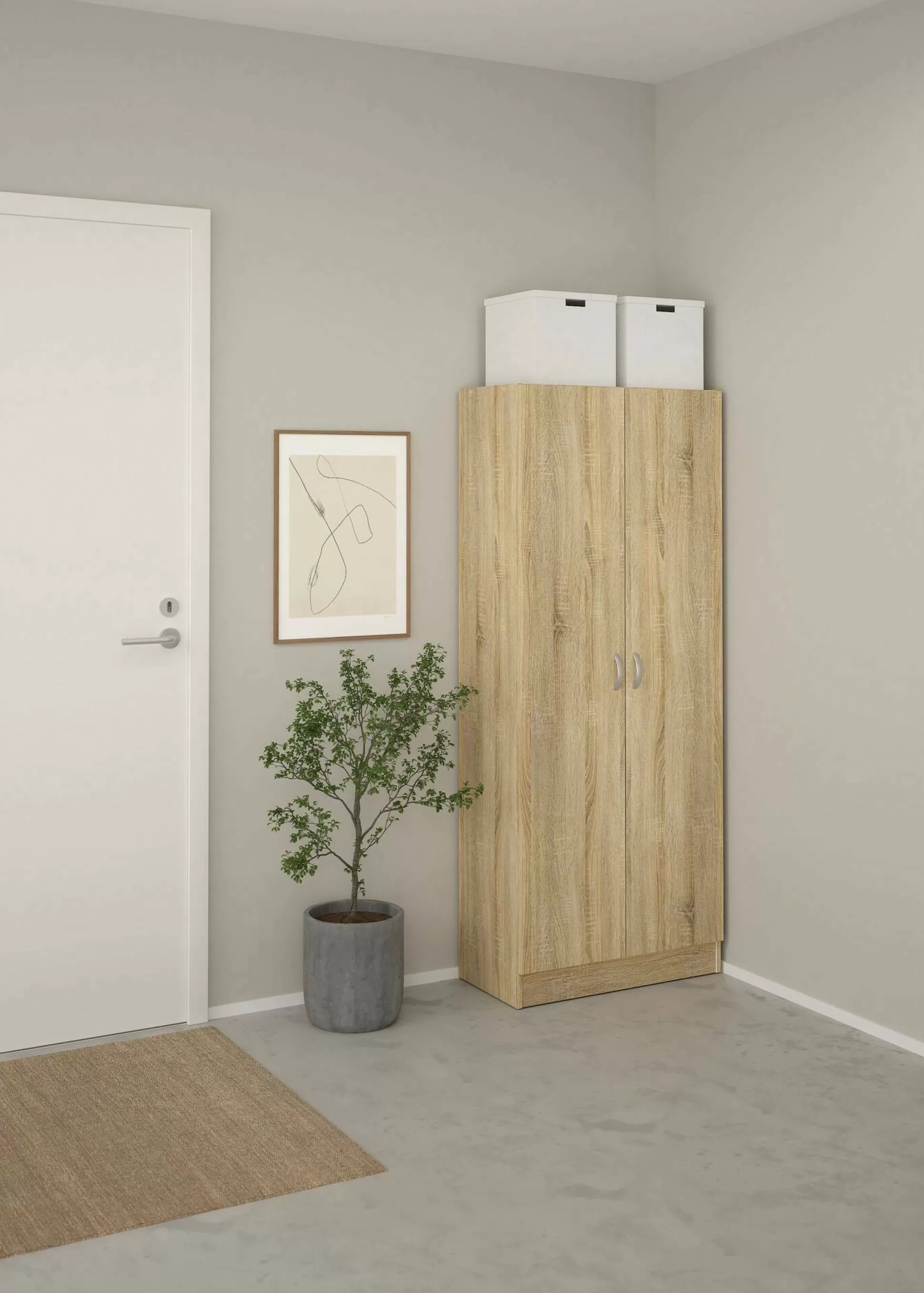 Dmora Scarpiere<Scarpiera Dtrebb, 69x35 h170 cm,
