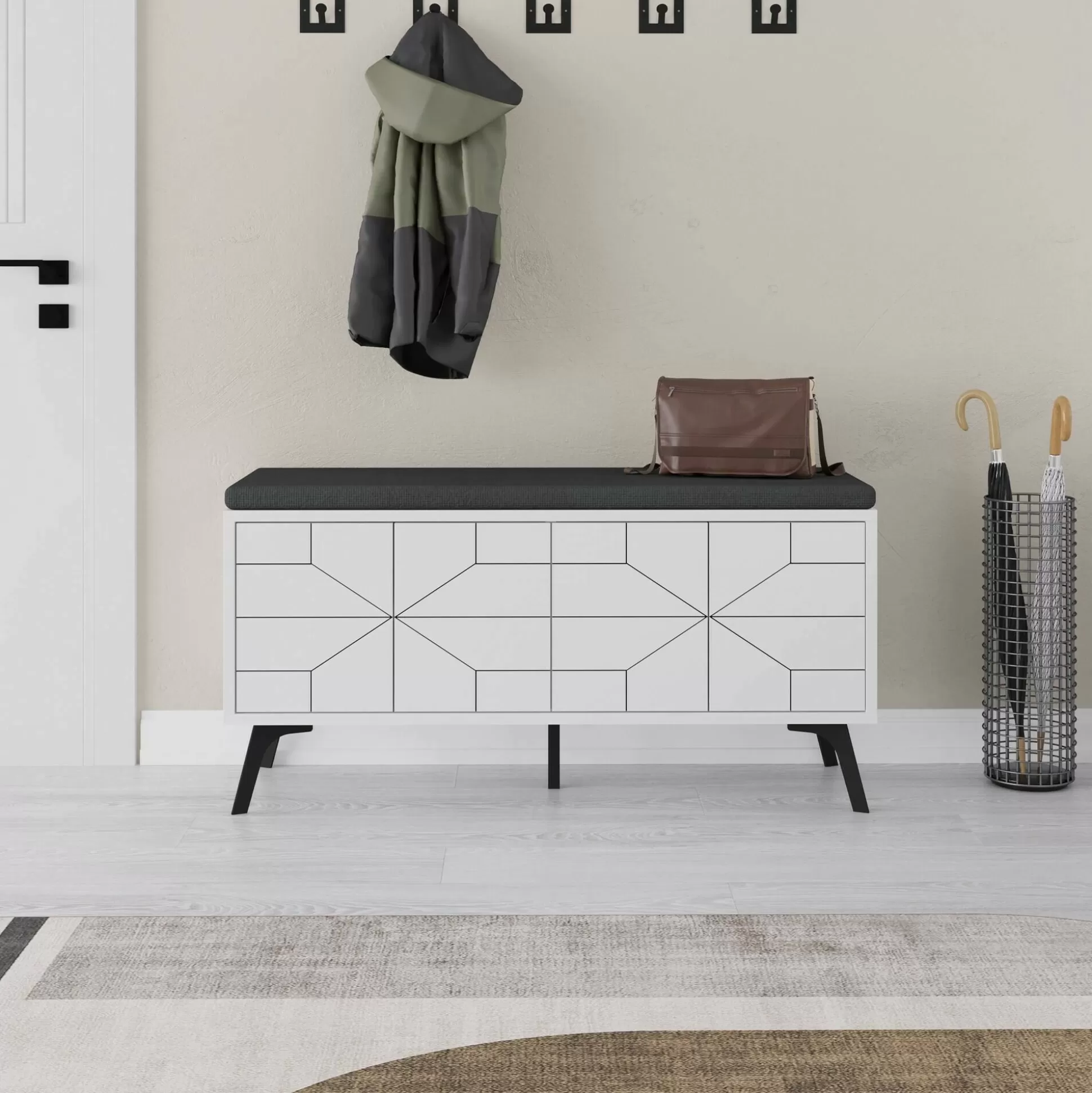 Dmora Scarpiere<Scarpiera Dvlhov, 107x35 h55 cm,