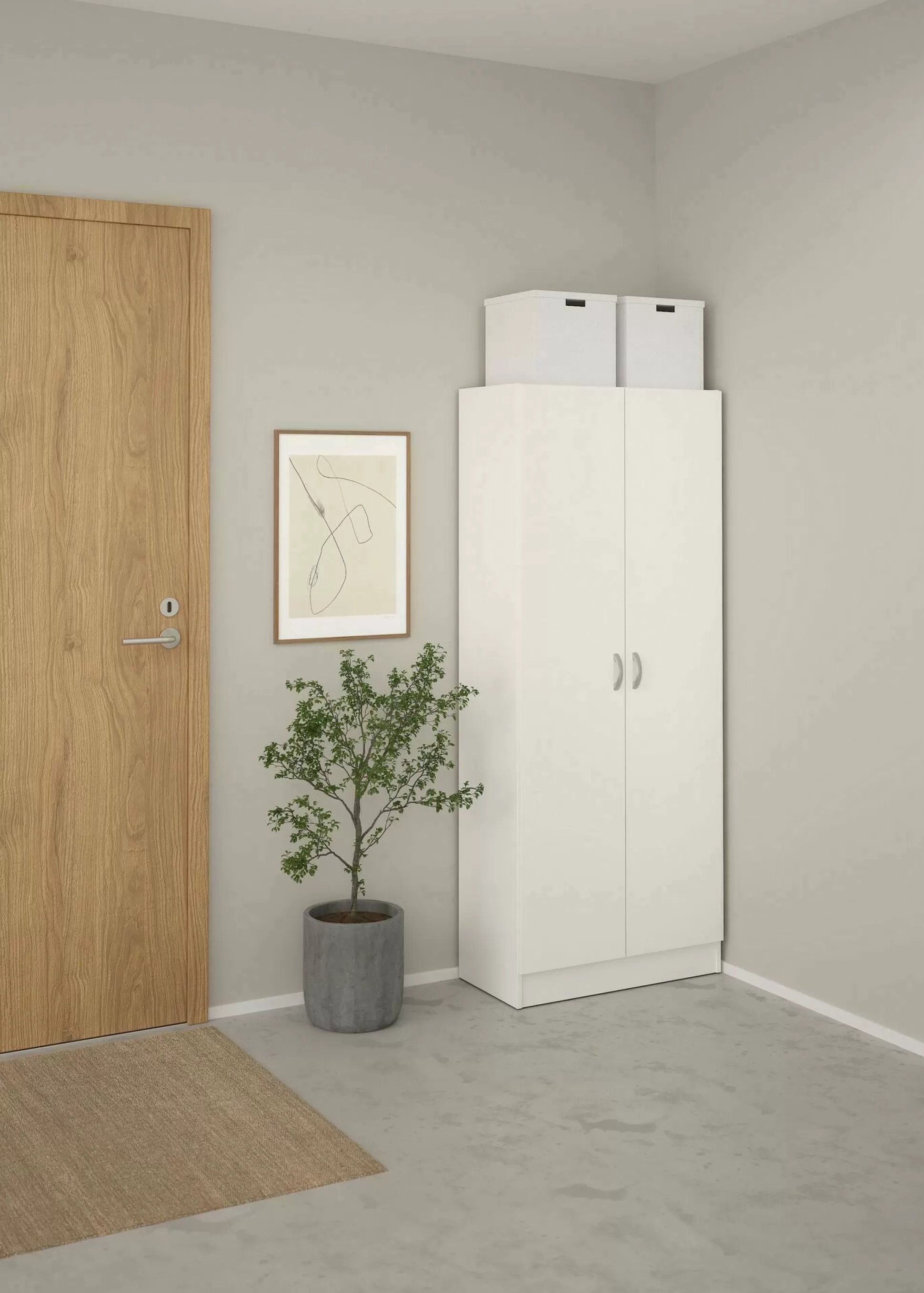 Dmora Scarpiere<Scarpiera Erinni, 69x35 h170 cm,