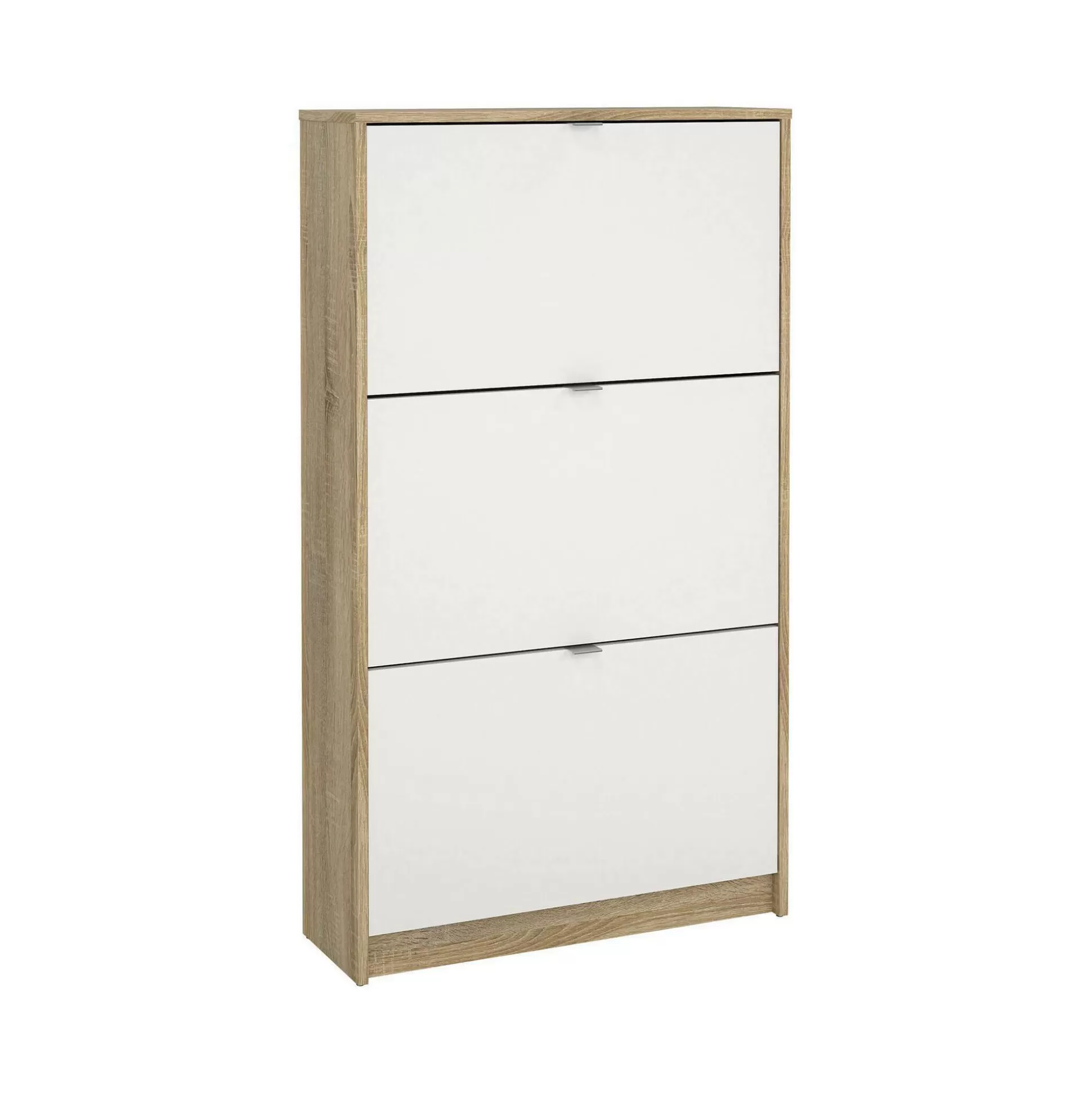 Dmora Scarpiere<Scarpiera Irina, 70x24 h124 cm, Quercia e Bianco