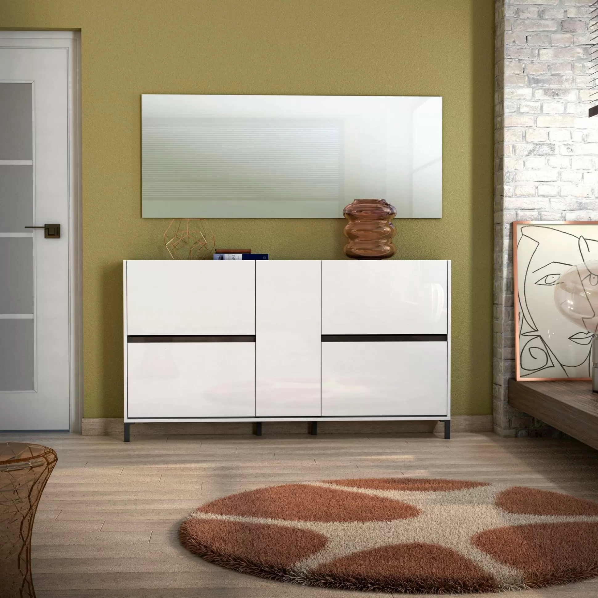 Dmora Scarpiere<Scarpiera Madi, 169x25h94 cm,