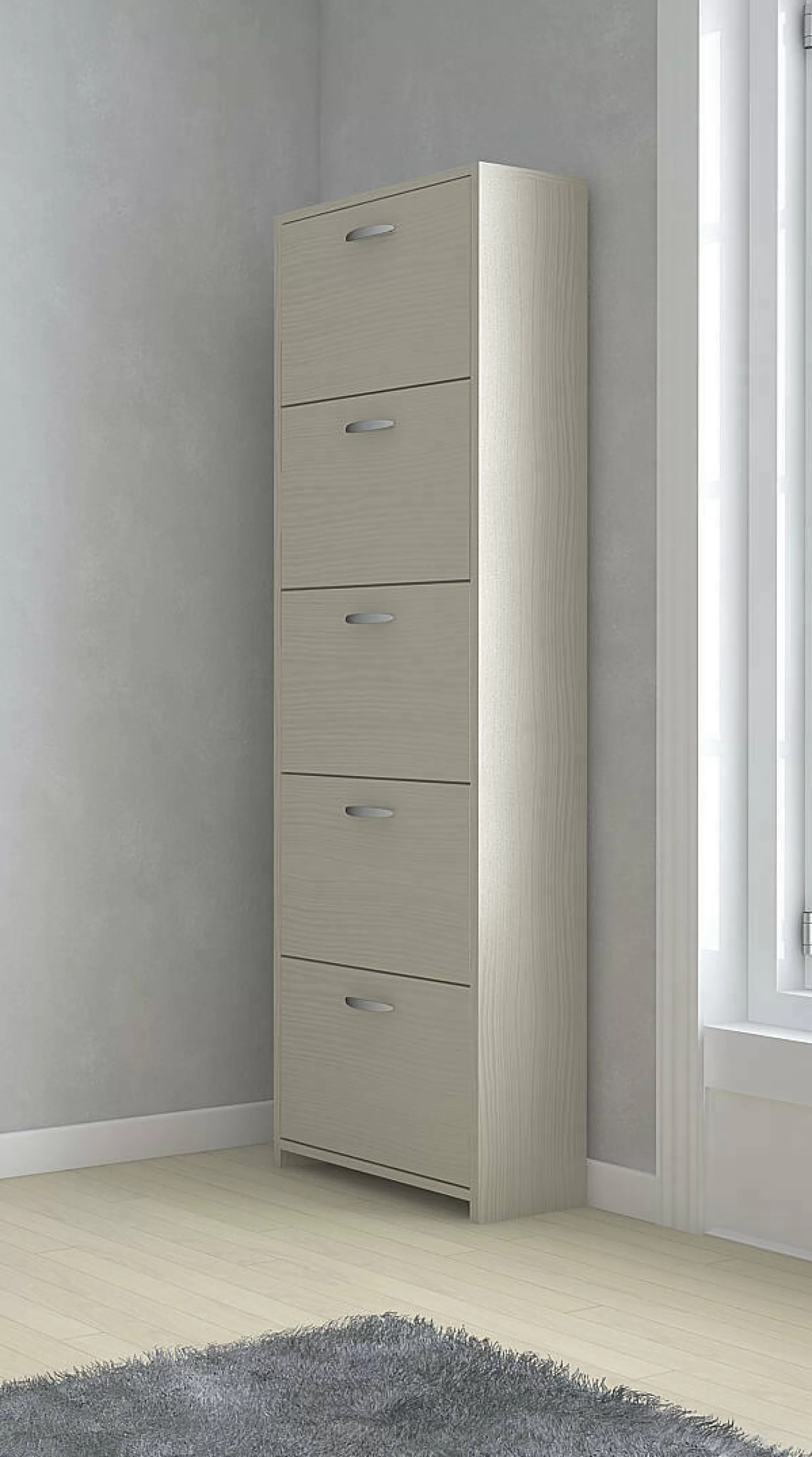 Dmora Scarpiere<Scarpiera Roanu, 50x25h182 cm,