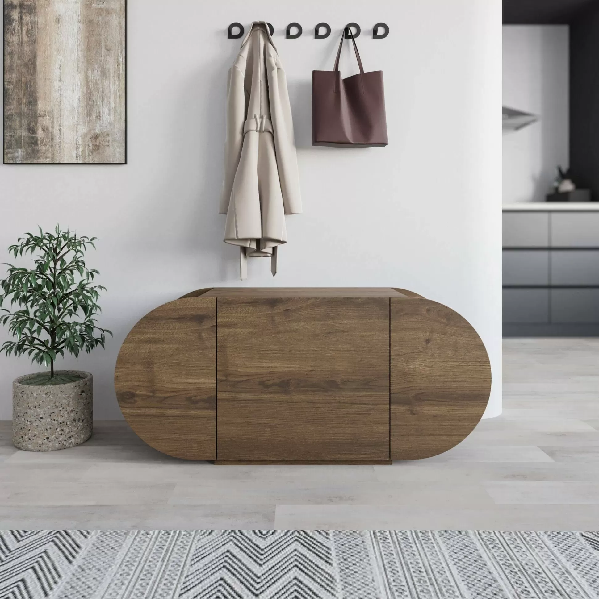 Dmora Scarpiere<Scarpiera Sequoia, 110x40 h50 cm,