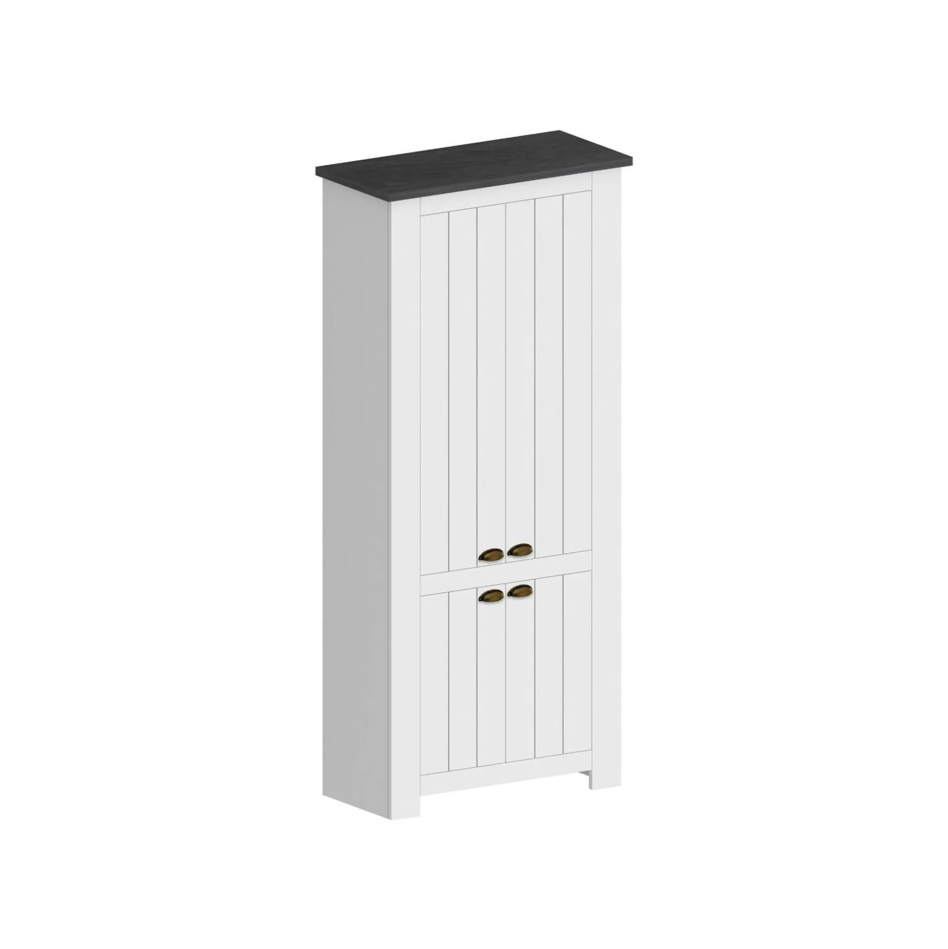 Dmora Scarpiere<Scarpiera Shirley, 84x42h200 cm, Bianco e
