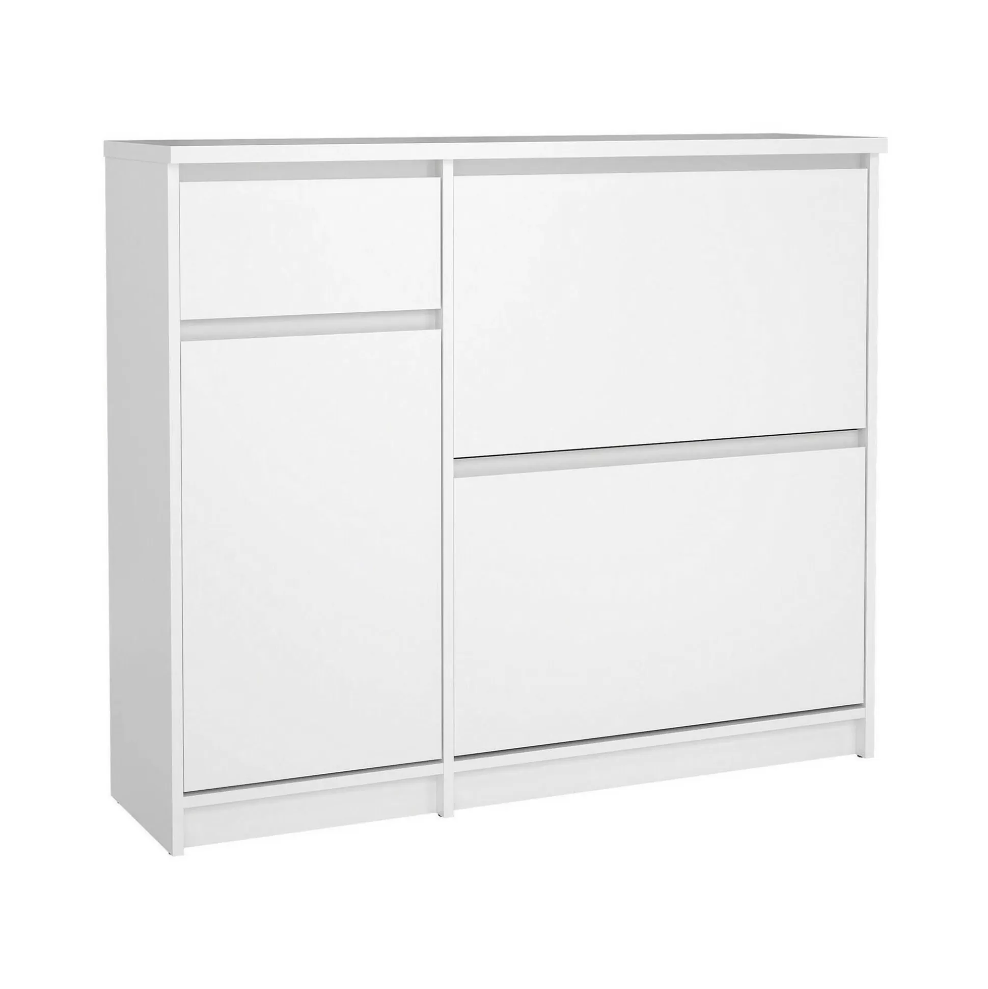 Dmora Scarpiere<Scarpiera Todd, 32x109 h93 cm, Bianco