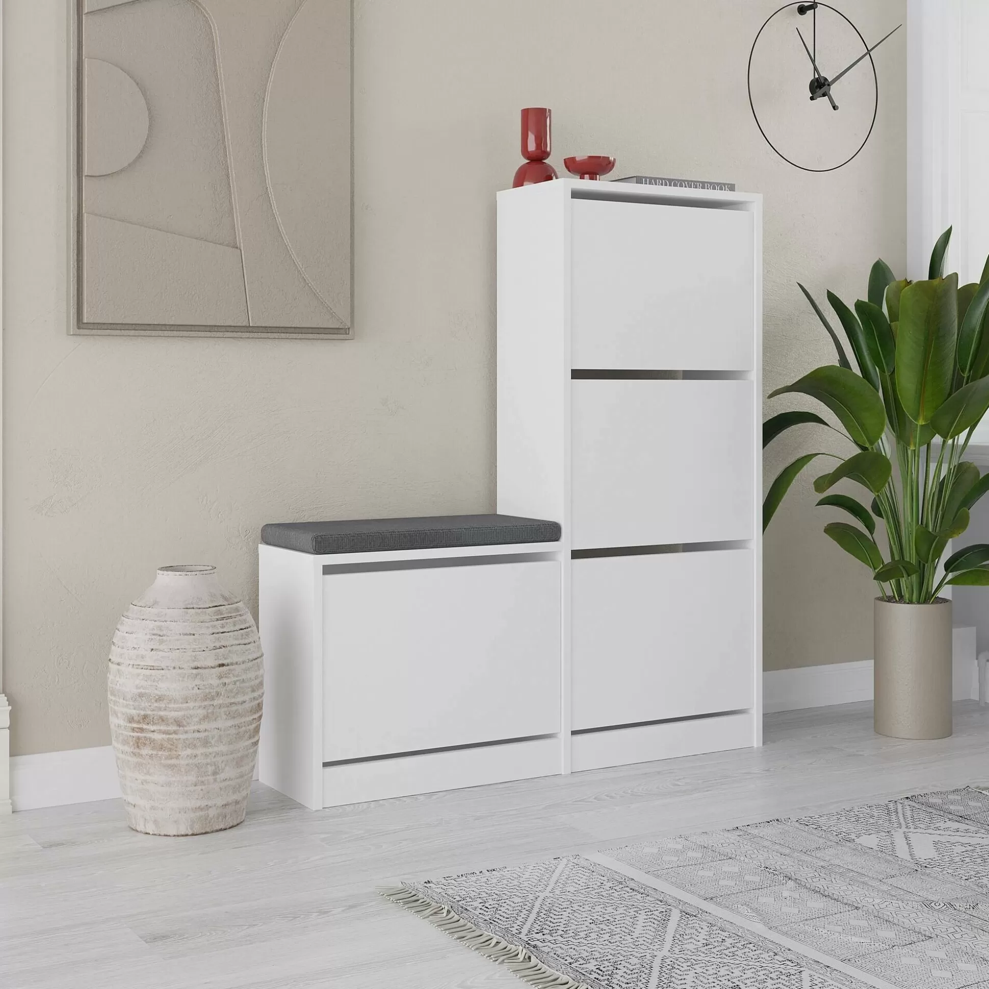 Dmora Scarpiere<Scarpiera Velma, 105x26 h119 cm,