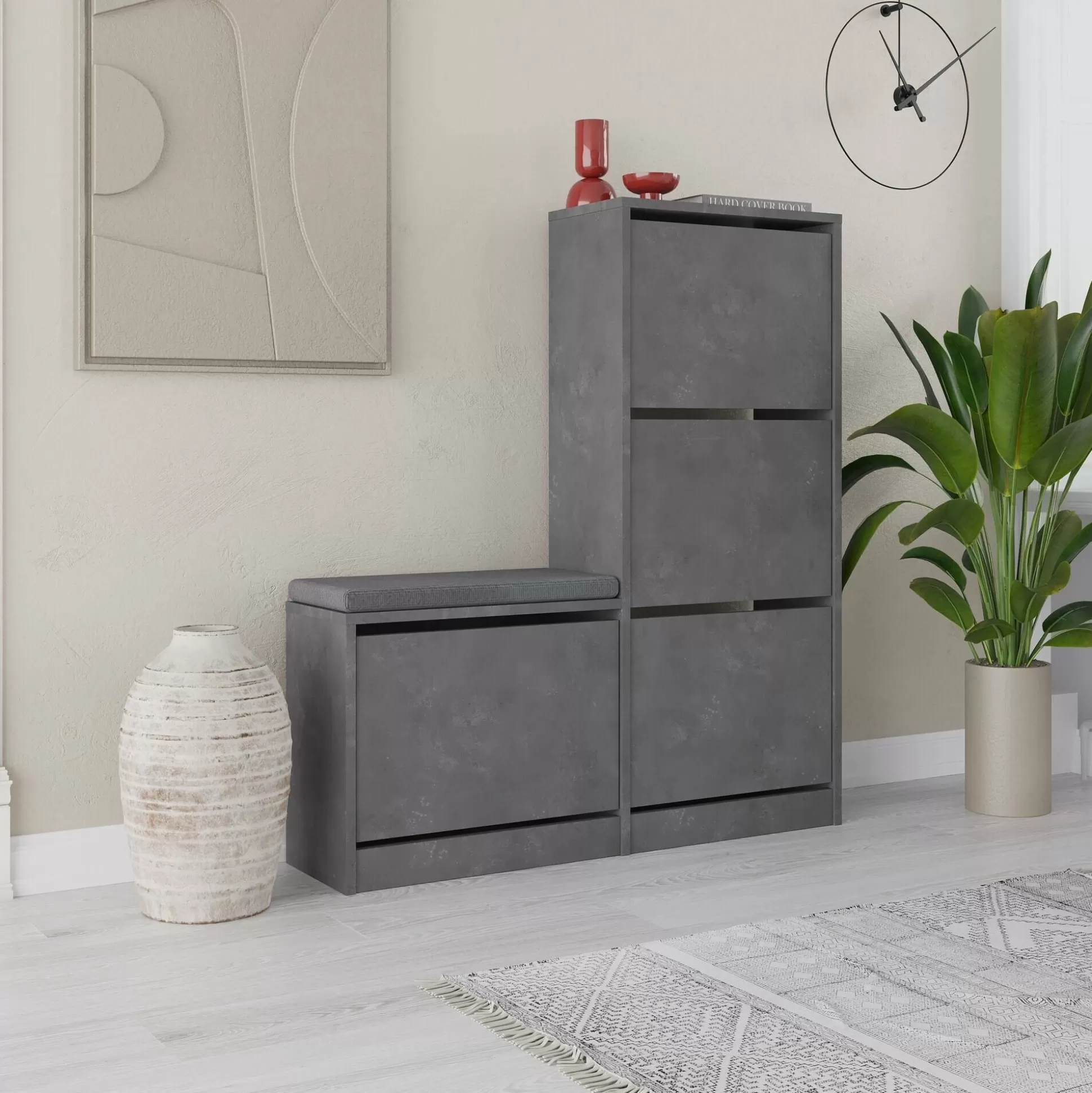 Dmora Scarpiere<Scarpiera Velma, 105x26 h119 cm,