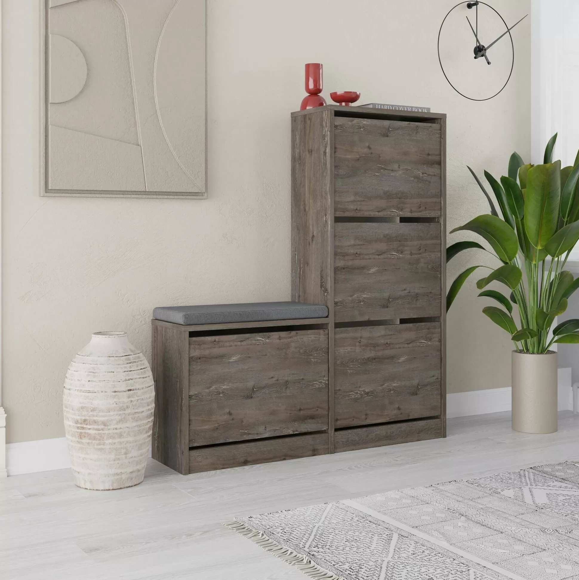Dmora Scarpiere<Scarpiera Velma, 105x26 h119 cm,