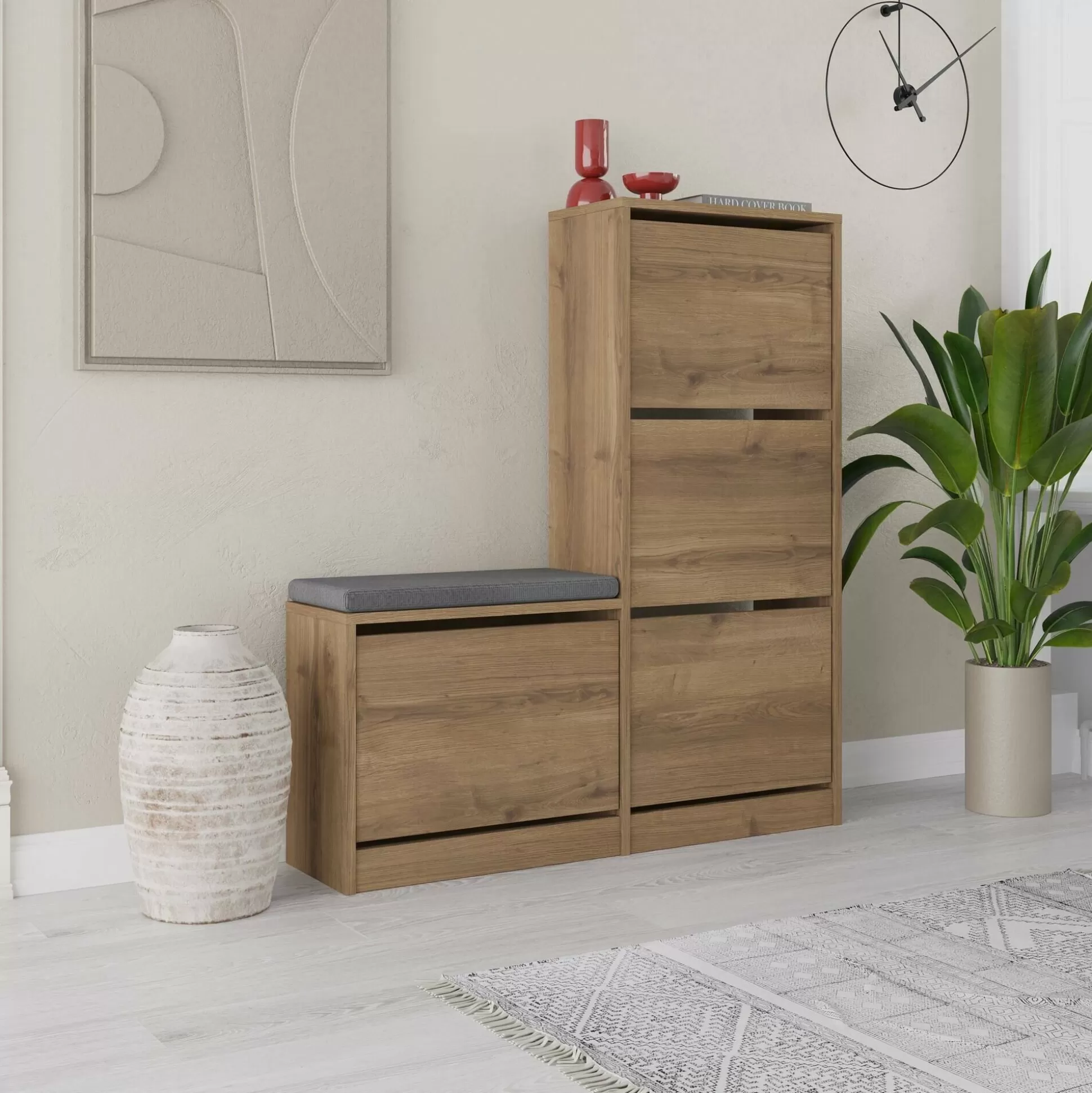 Dmora Scarpiere<Scarpiera Velma, 105x26 h119 cm,