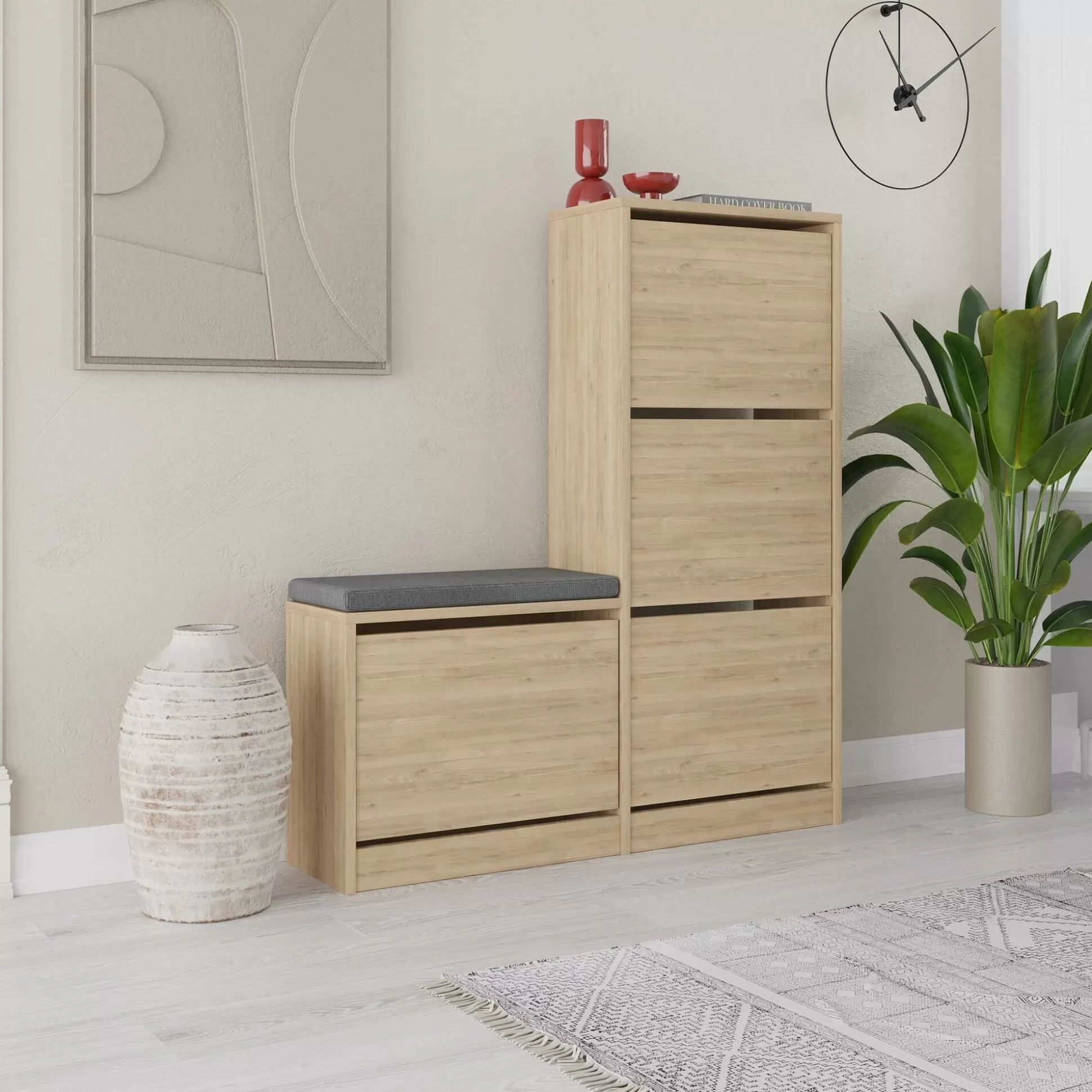 Dmora Scarpiere<Scarpiera Velma, 105x26 h119 cm,