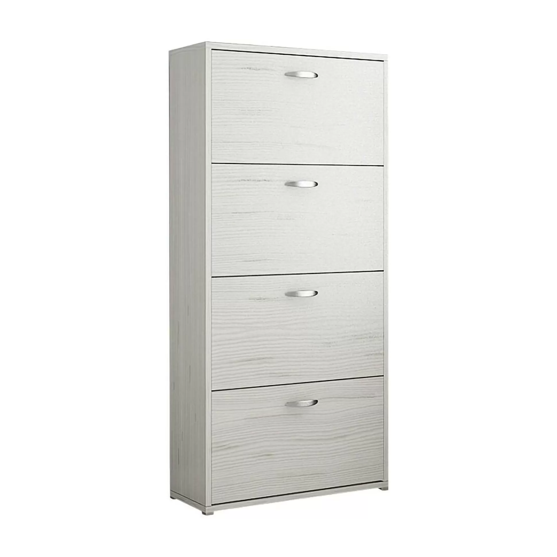 Dmora Scarpiere<Scarpiera Vince, 73x25h157 cm, Bianco e Grigio