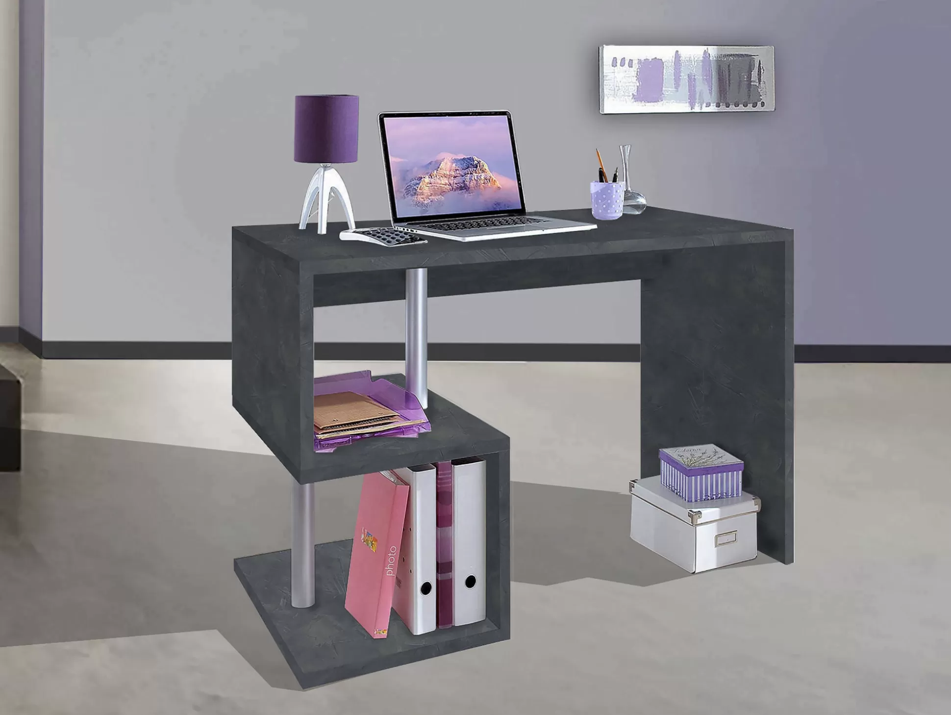 Dmora Scrivanie<Scrivania Acan, cm 100x50h78,
