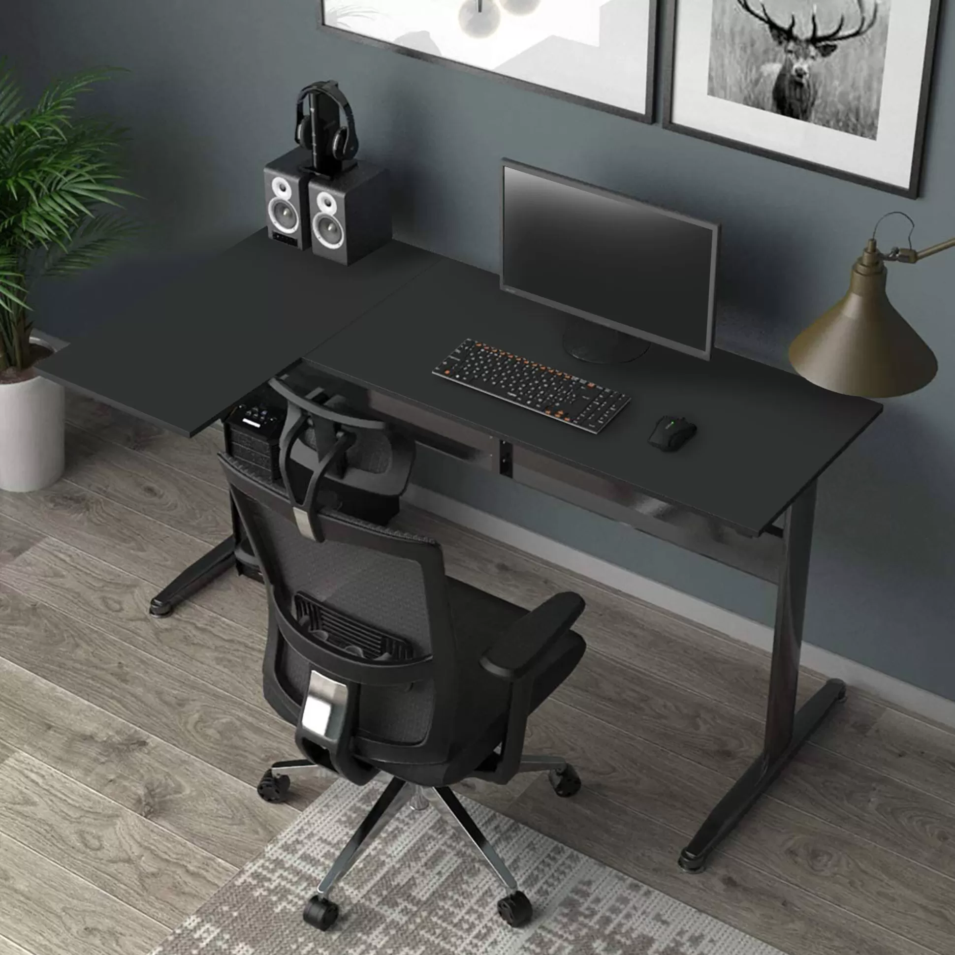 Dmora Scrivanie<Scrivania Acua, 80x140h75 cm,