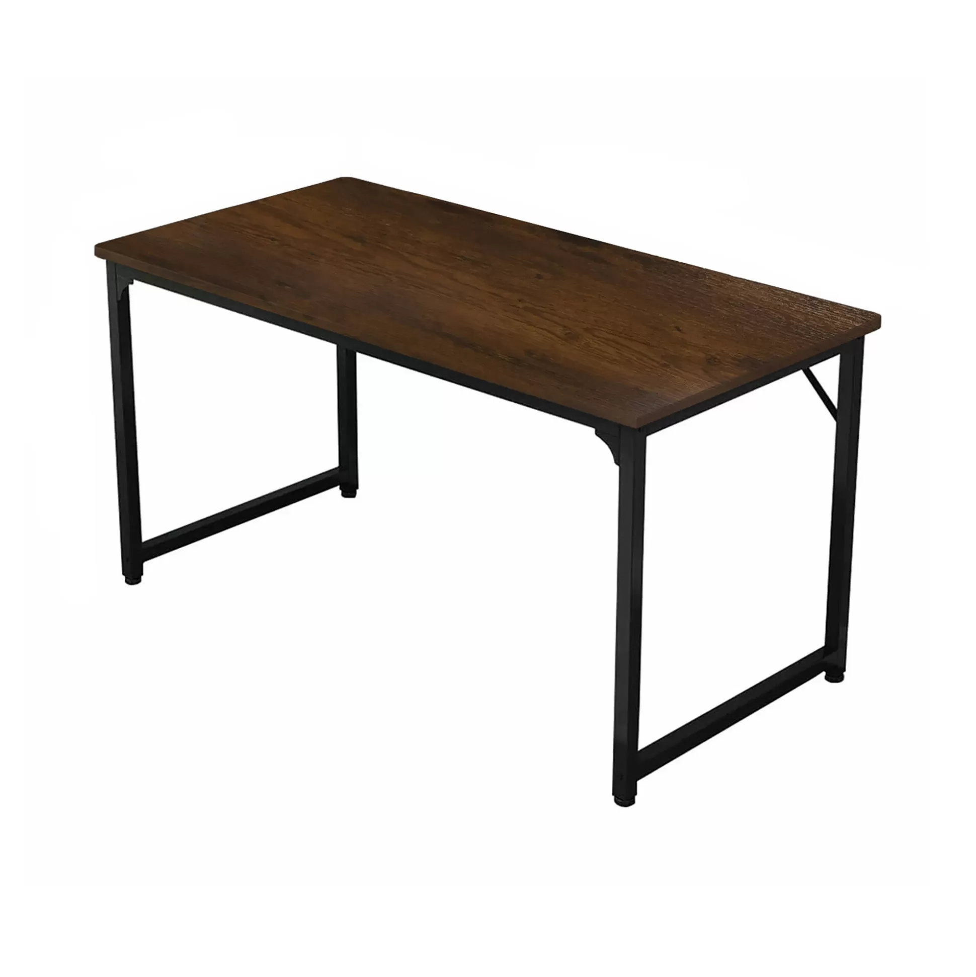 Dmora Scrivanie<Scrivania Agliopi, 58x128h75 cm, Noce e Nero