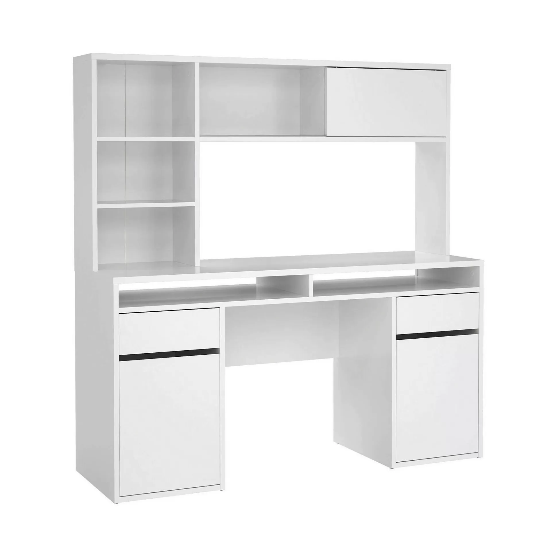 Dmora Scrivanie<Scrivania Ambrenti, 48x149 h156 cm, Bianco