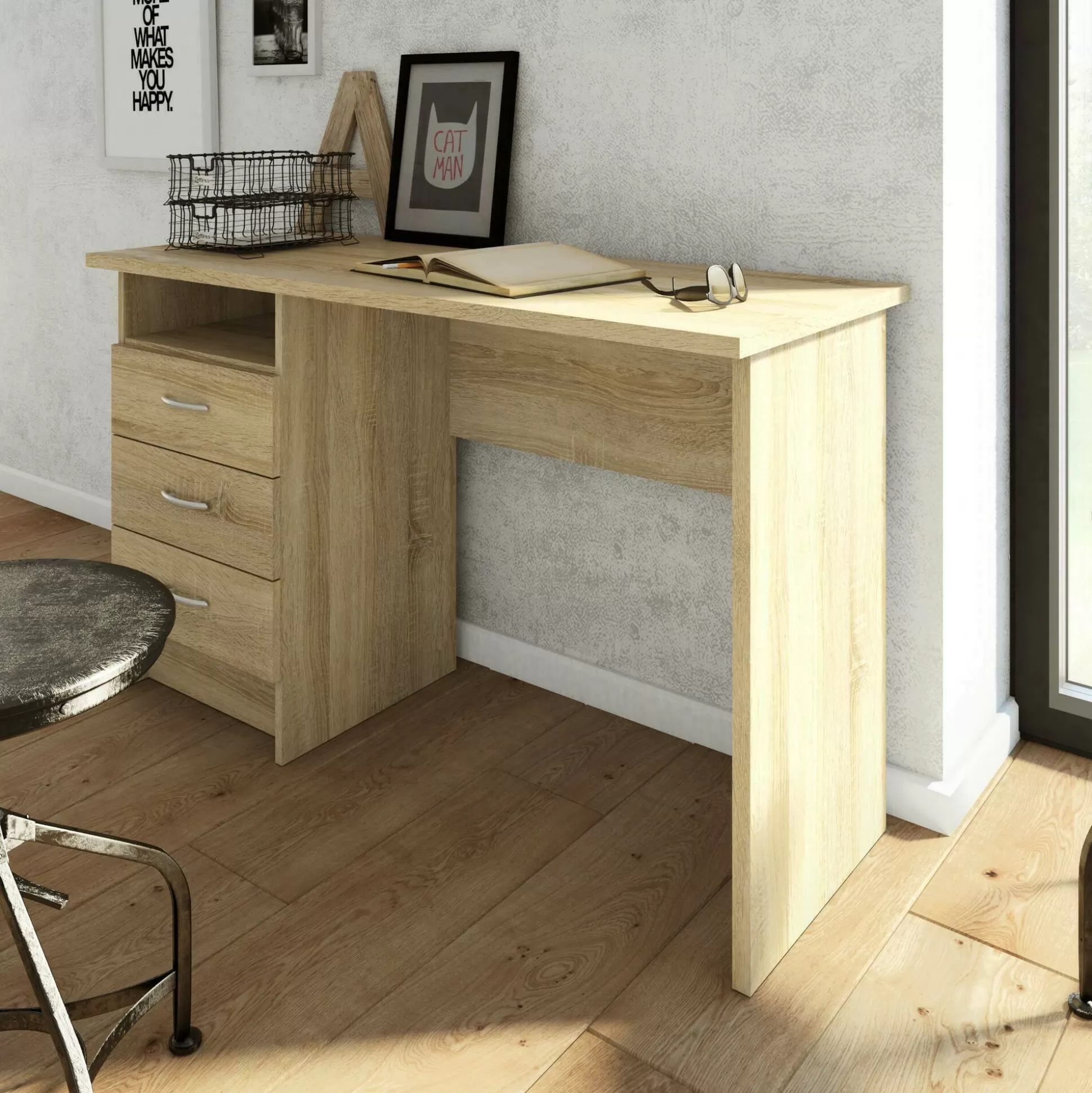 Dmora Scrivanie<Scrivania Andre, 120x48 h72 cm,