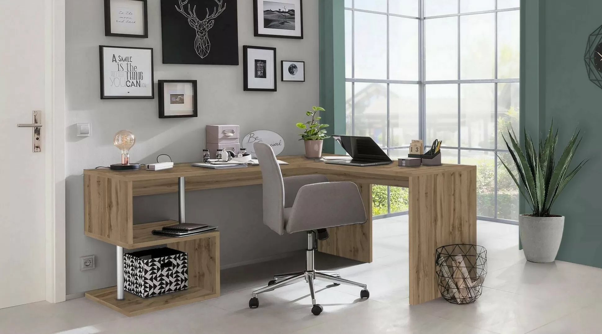 Dmora Scrivanie<Scrivania Annibi, cm 160x60h78,