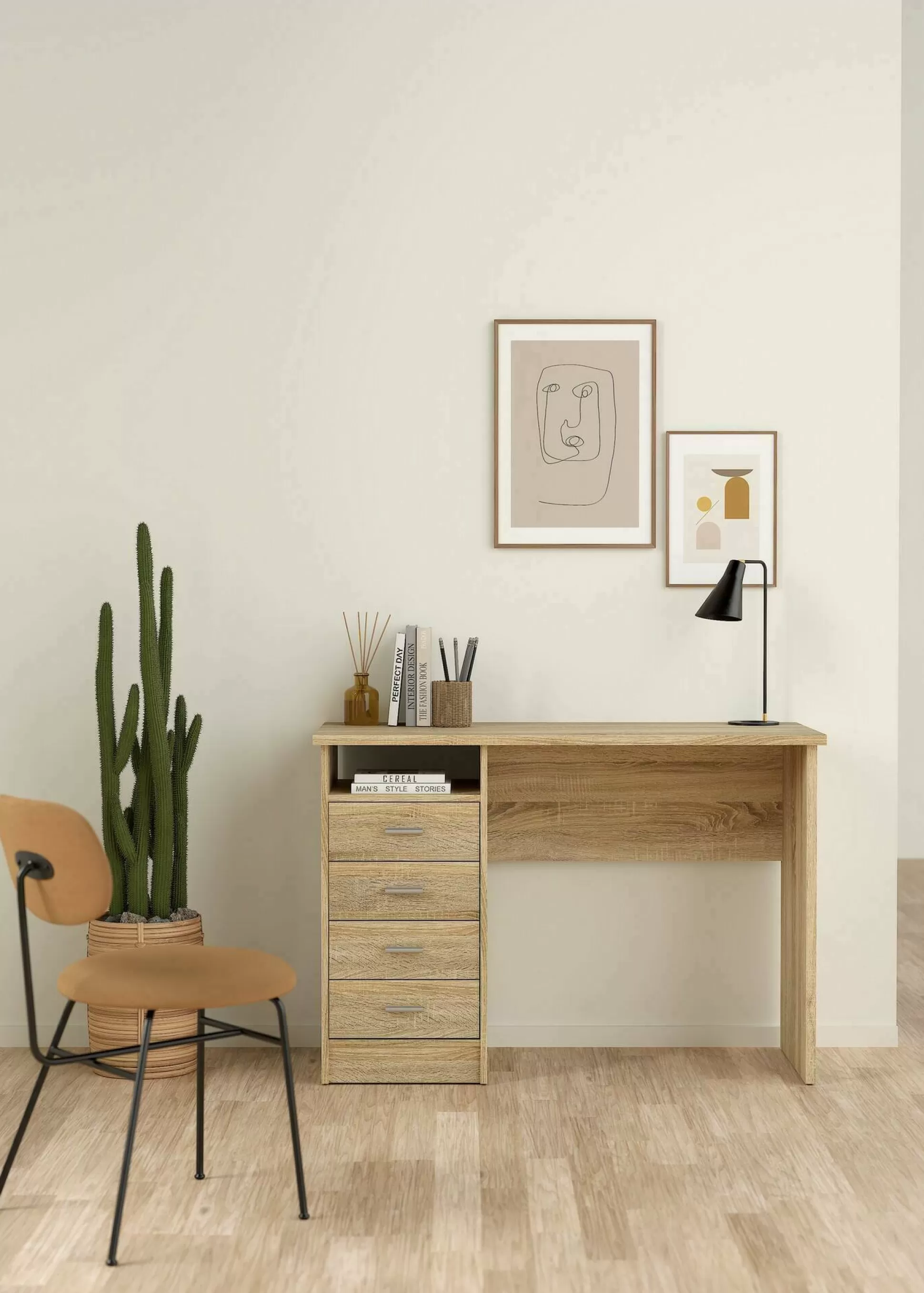 Dmora Scrivanie<Scrivania Appollo, 110x49 h76 cm,