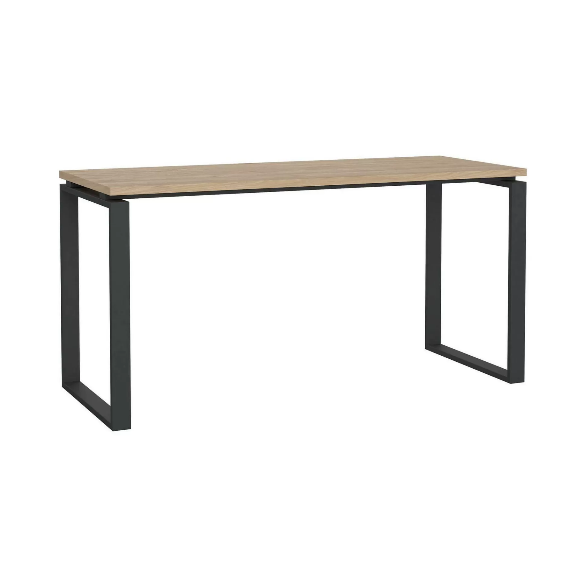 Dmora Scrivanie<Scrivania Arignano, 60x150 h76 cm, Rovere e Grigio