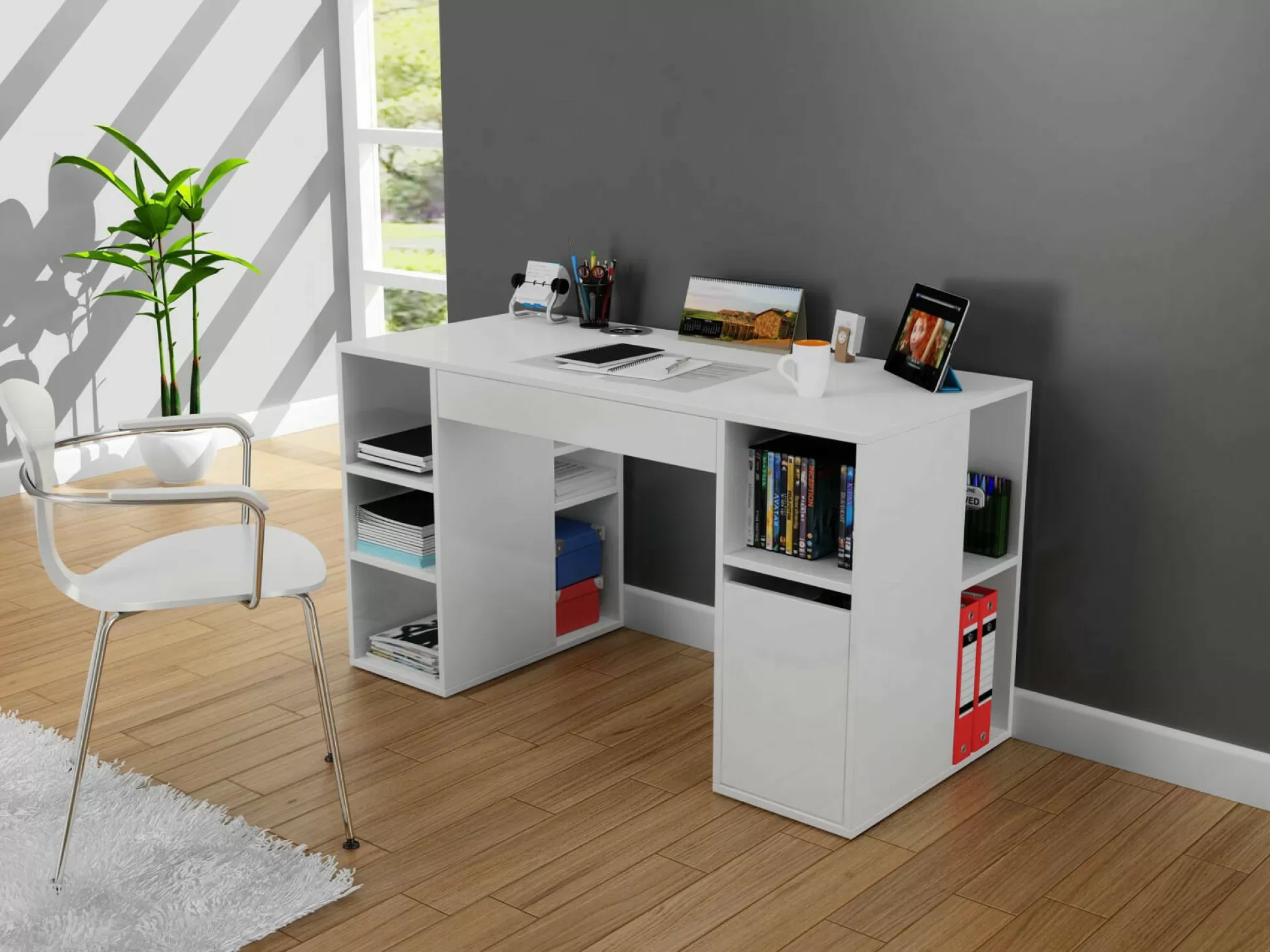 Dmora Scrivanie<Scrivania Dgustinett, 145x60 h74 cm,