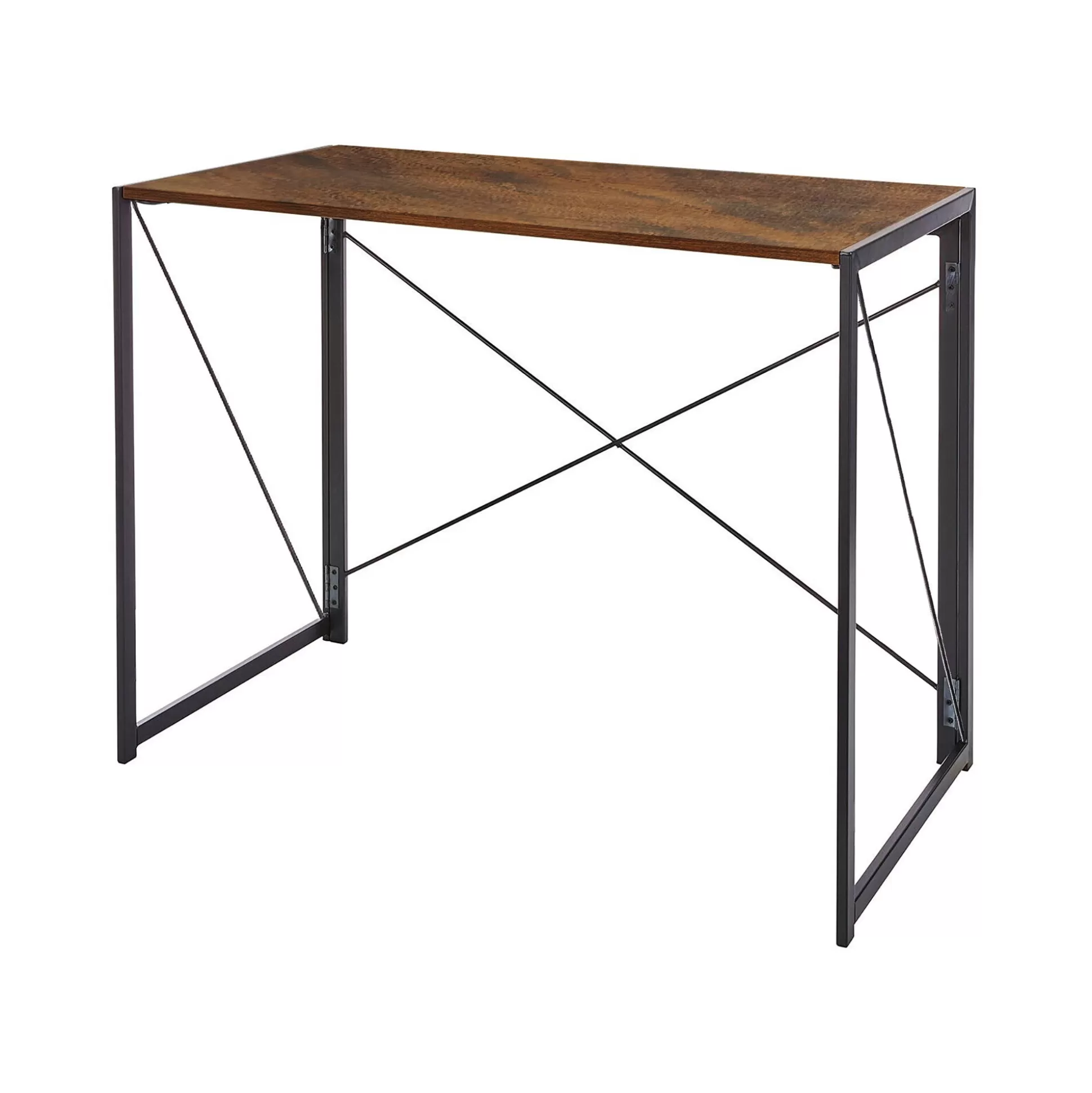 Dmora Scrivanie<Scrivania Dhicke, 50x99h76 cm, Noce e Nero