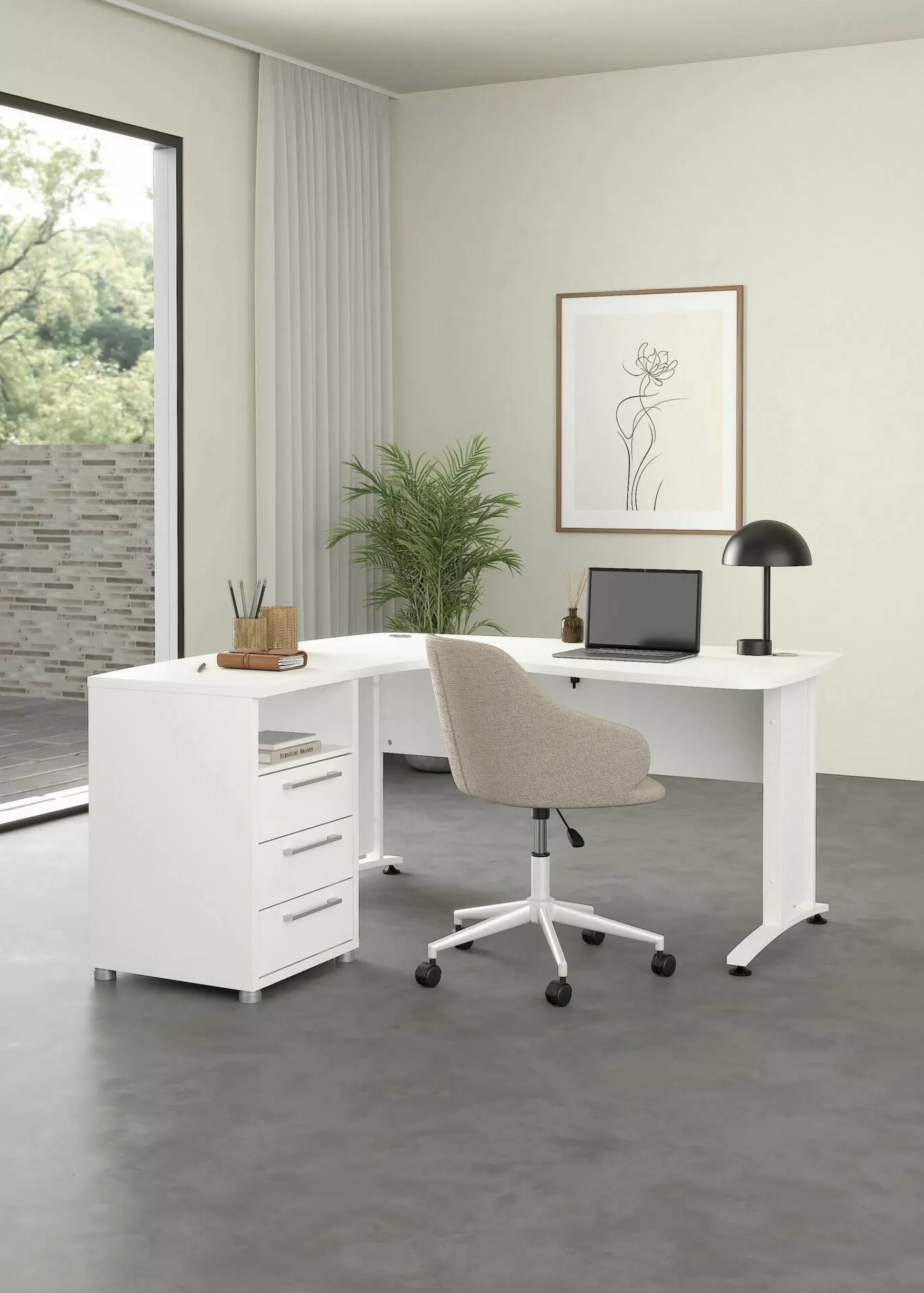 Dmora Scrivanie<Scrivania Dtedesch, 159x150 h75 cm,