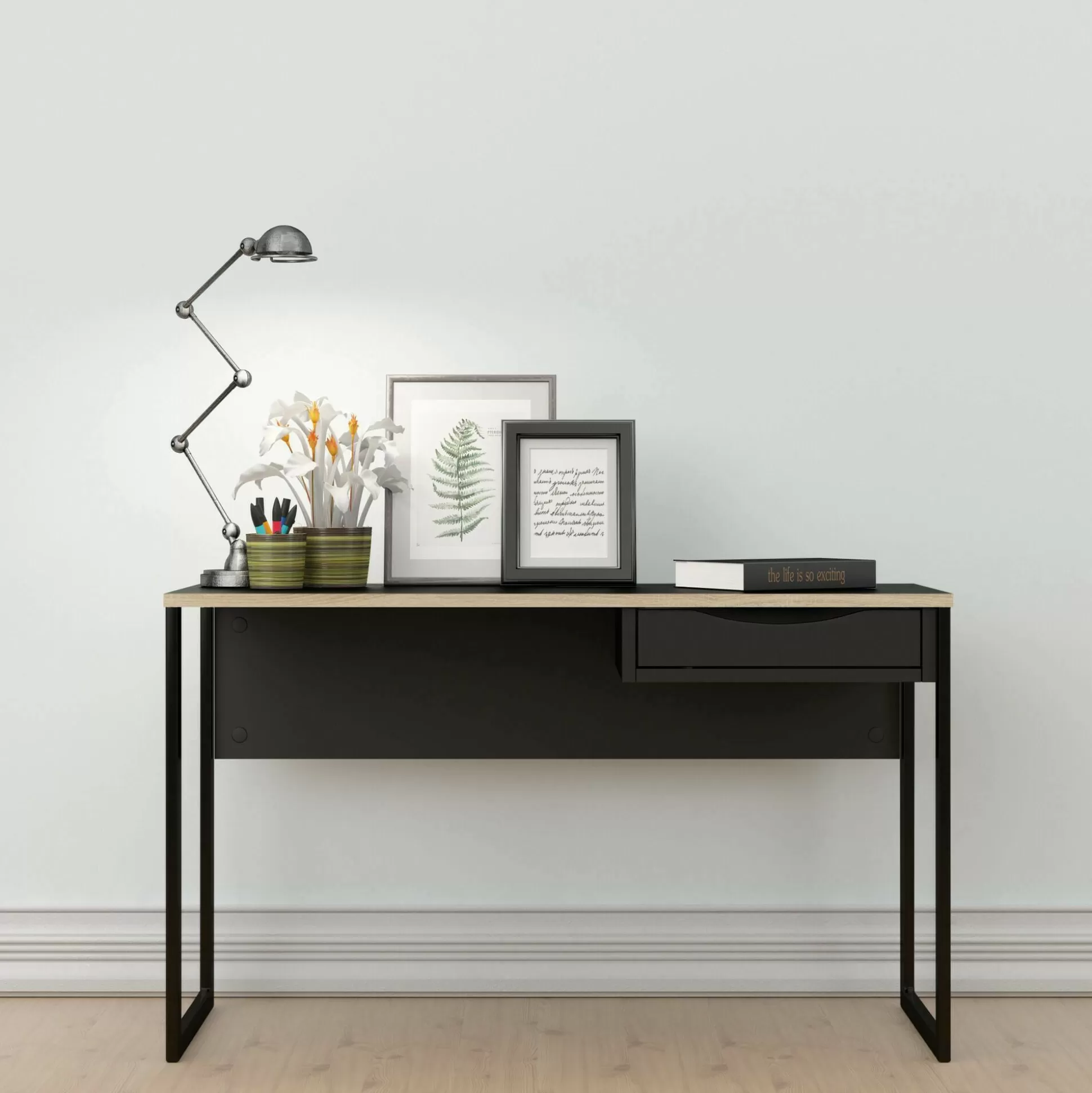 Dmora Scrivanie<Scrivania Dtrimbol, 130x48 h77 cm,