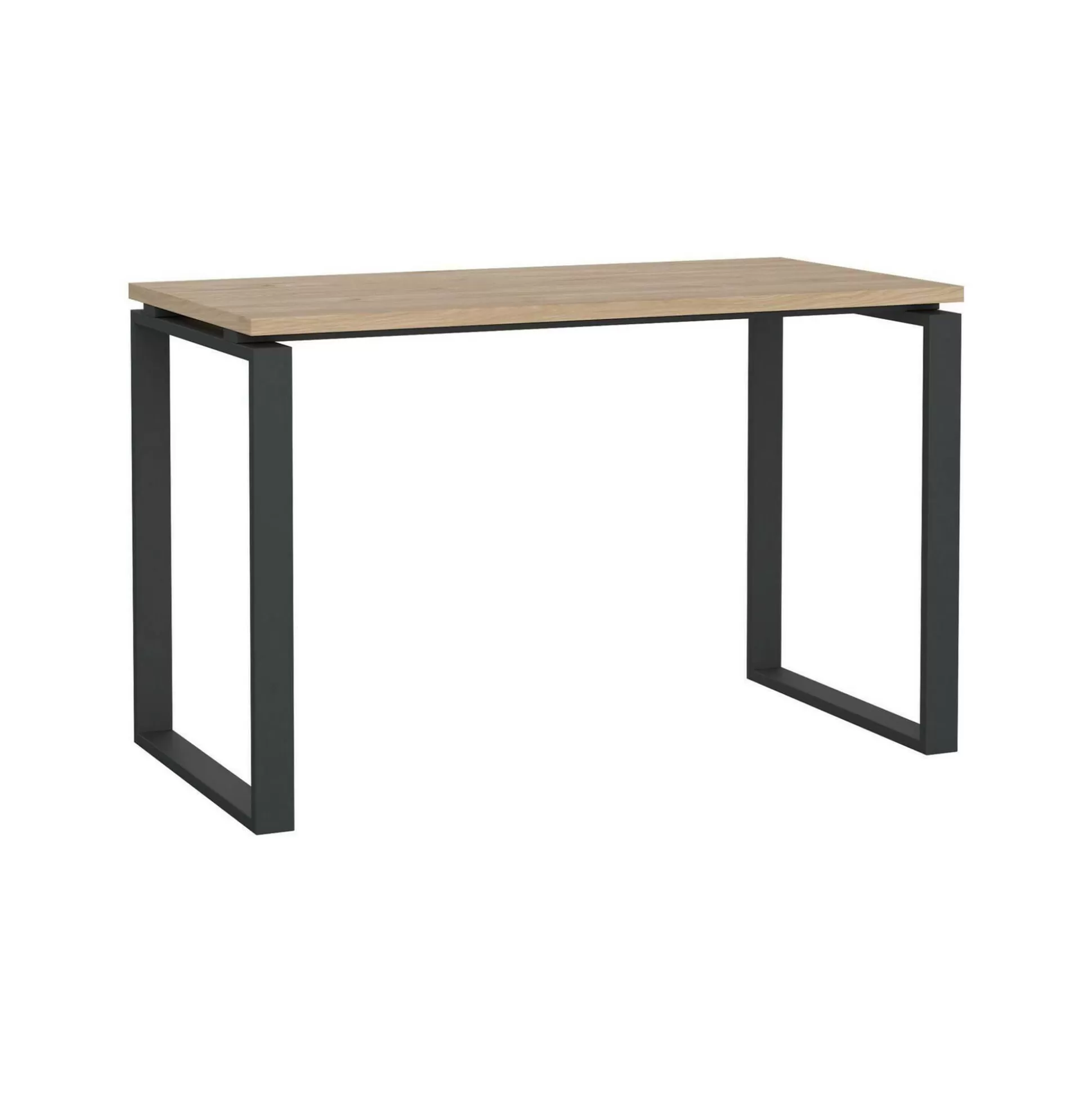 Dmora Scrivanie<Scrivania Dturch, 60x120 h76 cm, Rovere e Grigio
