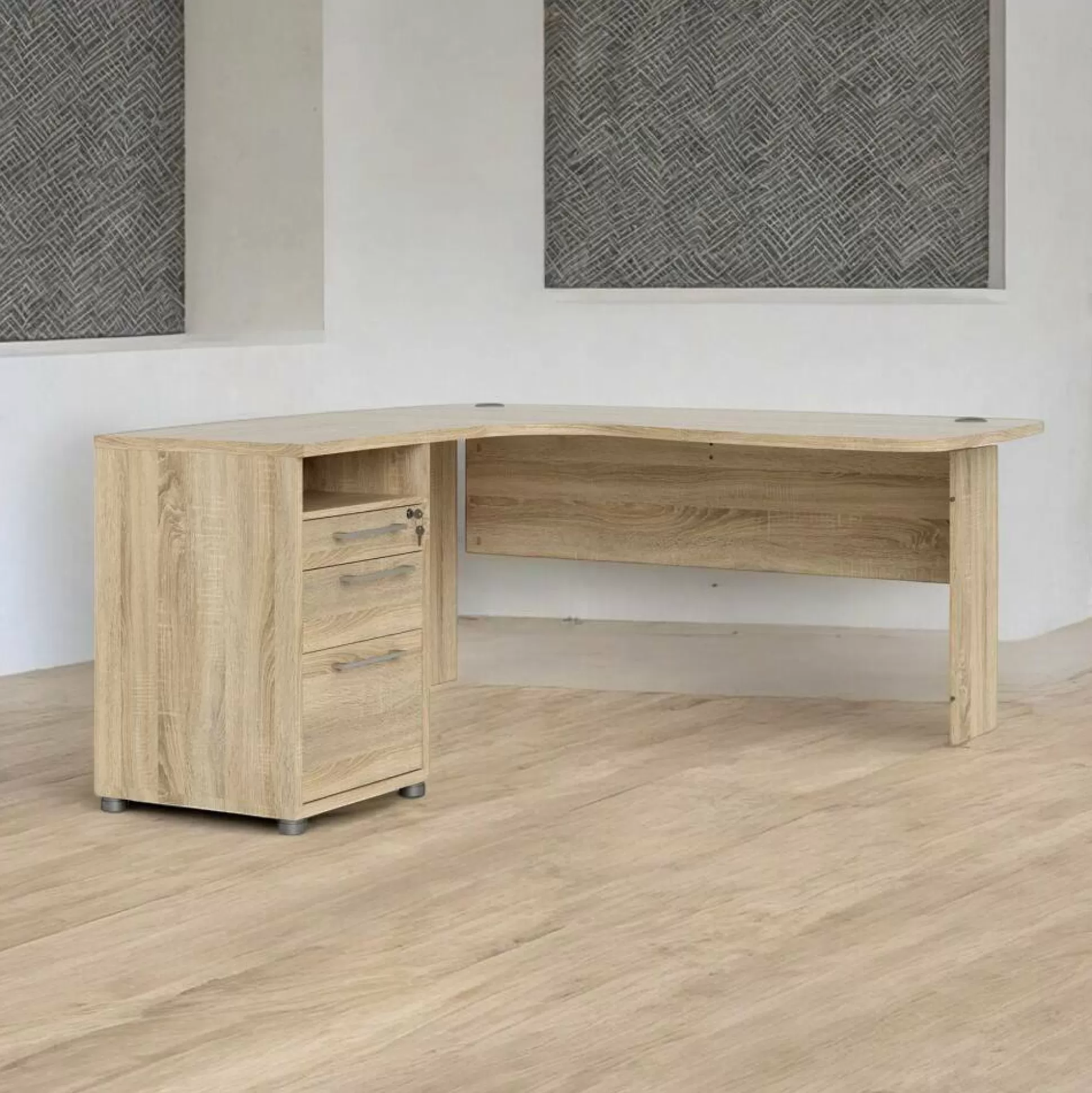 Dmora Scrivanie<Scrivania Dvaler, 159x150 h75 cm,