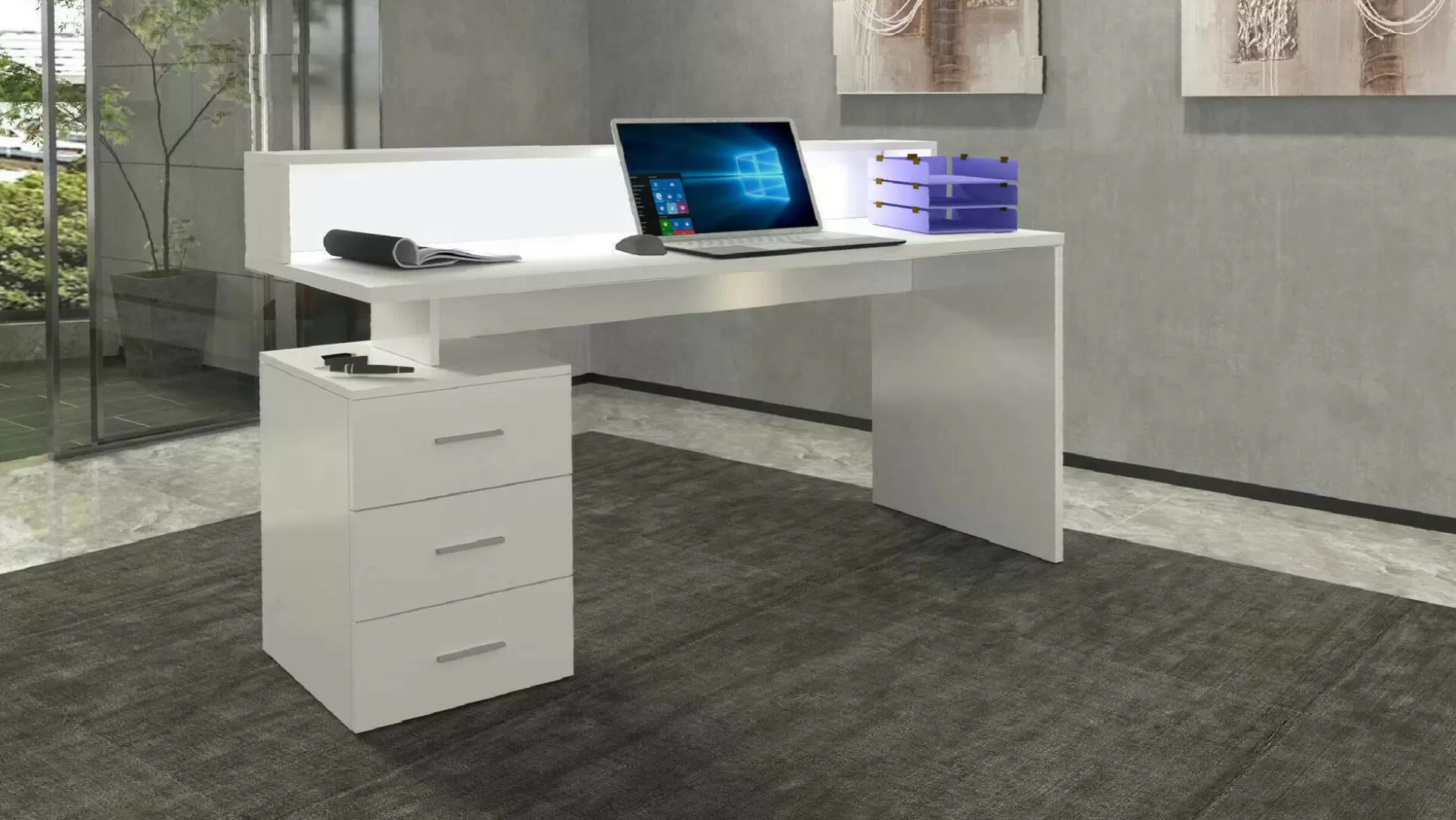 Dmora Scrivanie<Scrivania Flaminia, 160x60h90 cm,