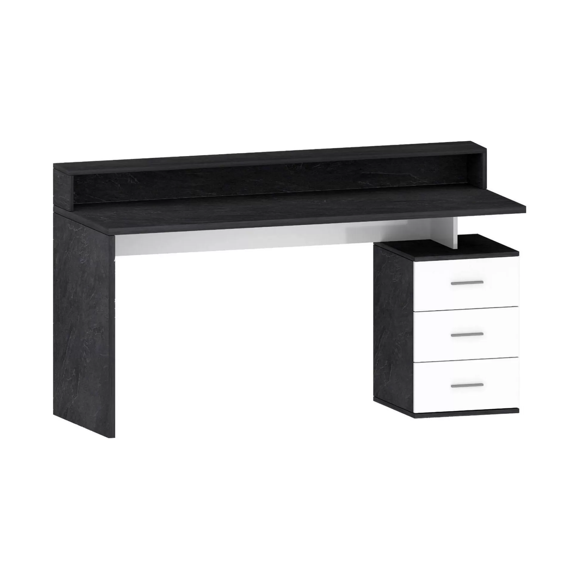 Dmora Scrivanie<Scrivania Flaminia, 160x60h90 cm, Bianco e