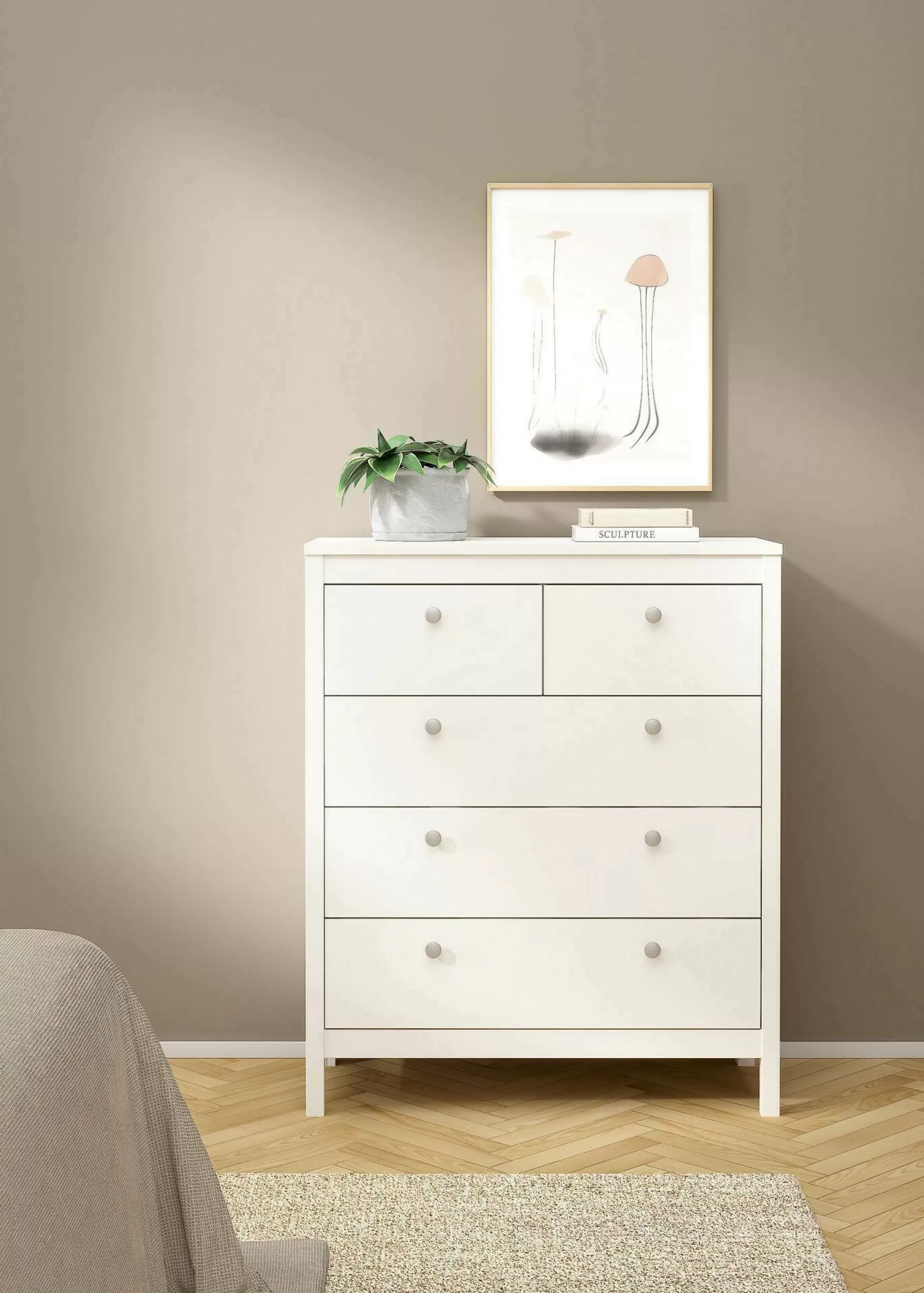 Dmora Scrivanie<Scrivania Murjan, 48x120 h77 cm,
