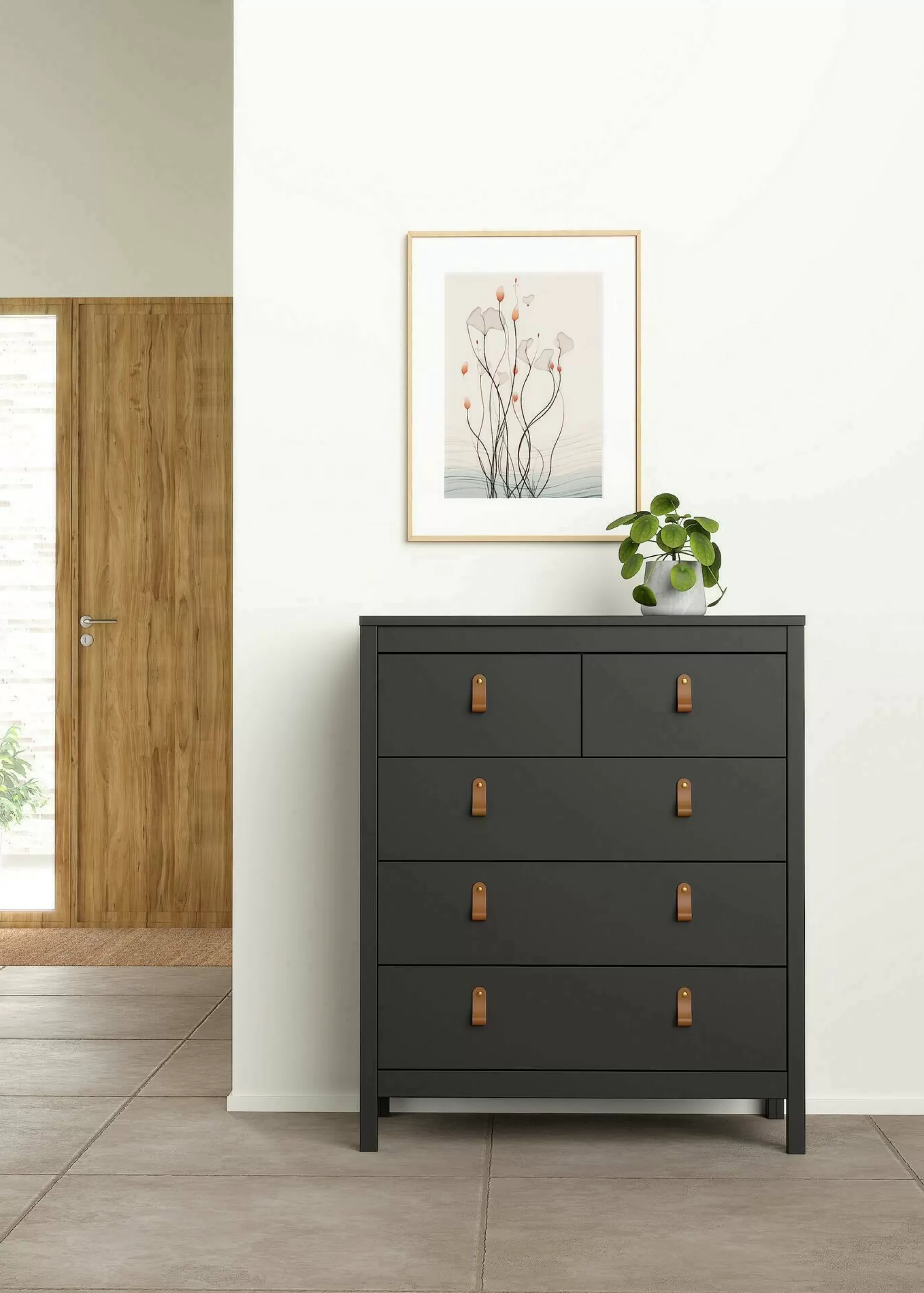 Dmora Scrivanie<Scrivania Murjan, 48x120 h77 cm,