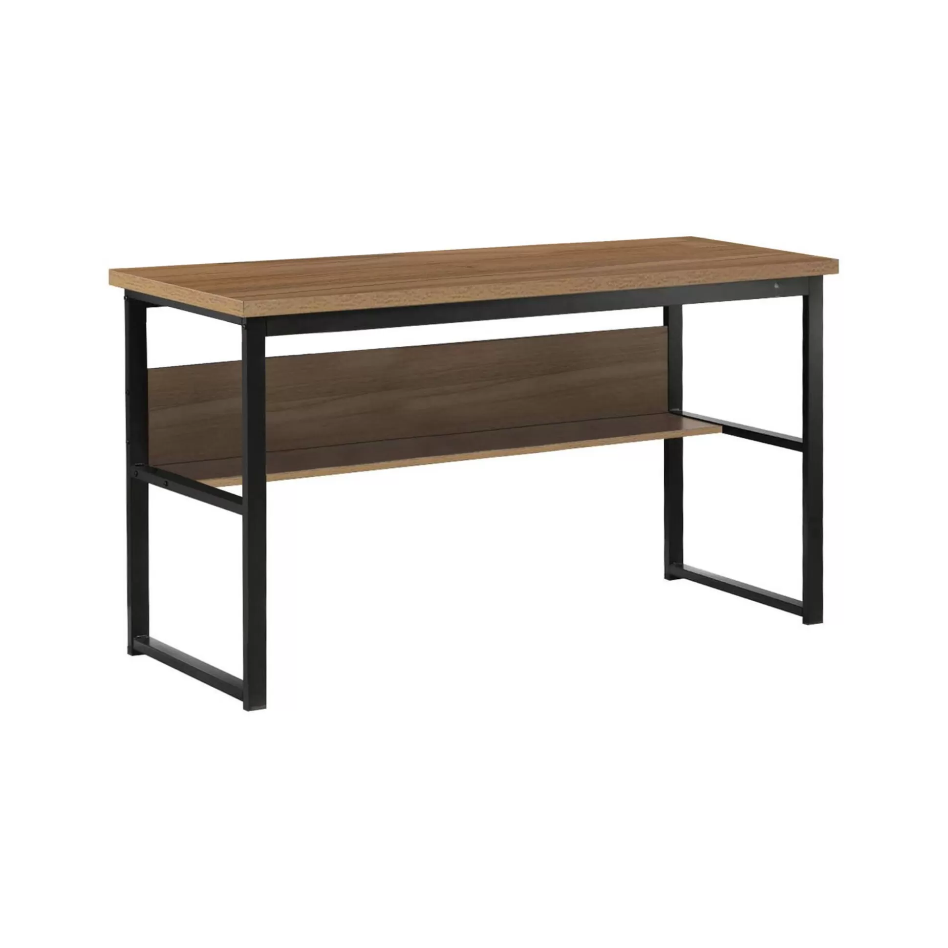 Dmora Scrivanie<Scrivania Nausicaa, 55x139h74 cm, Nero e Rovere