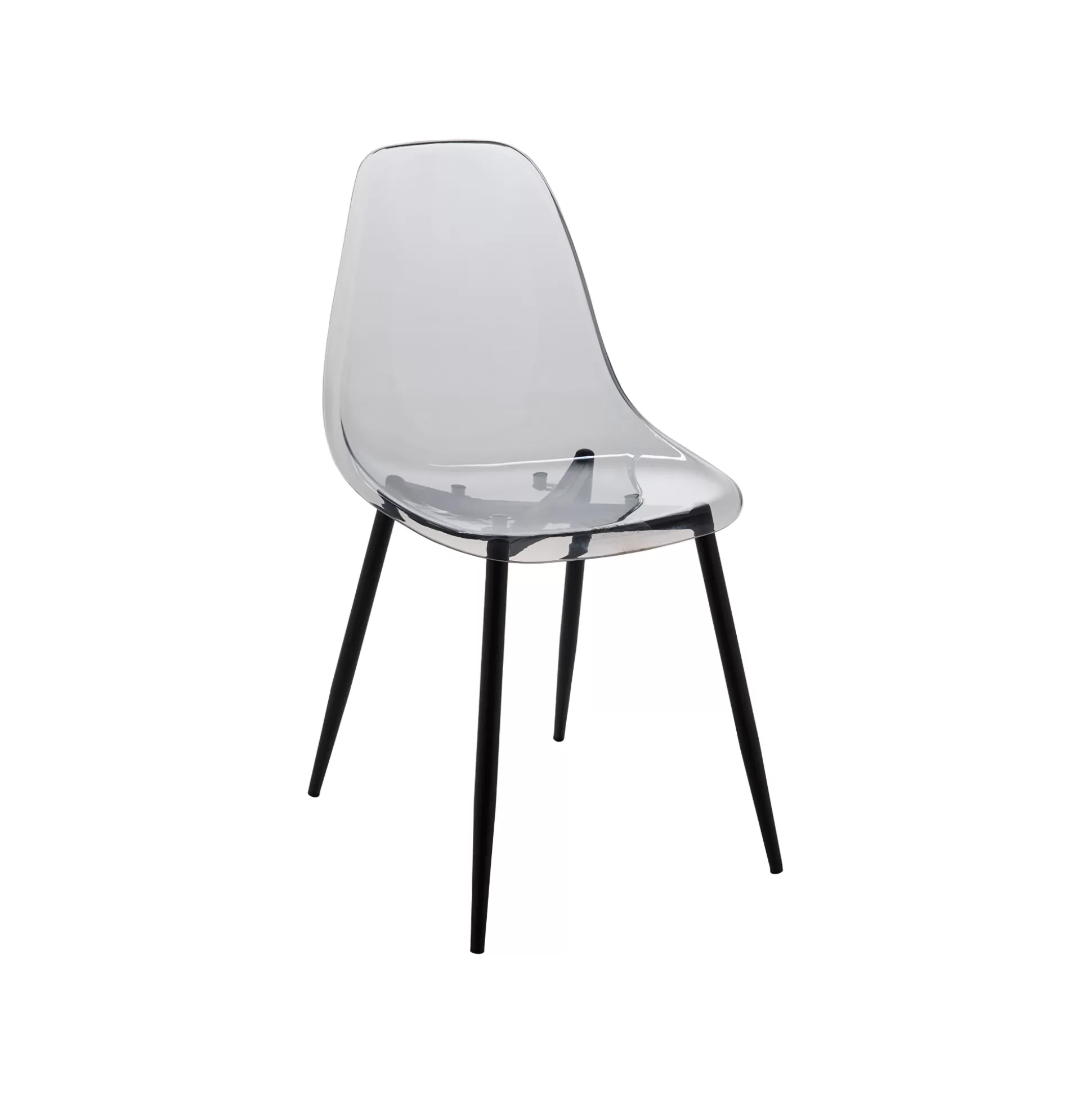 Dmora Sedie<Sedia Amstrong, 53x46h81 cm, Fumé