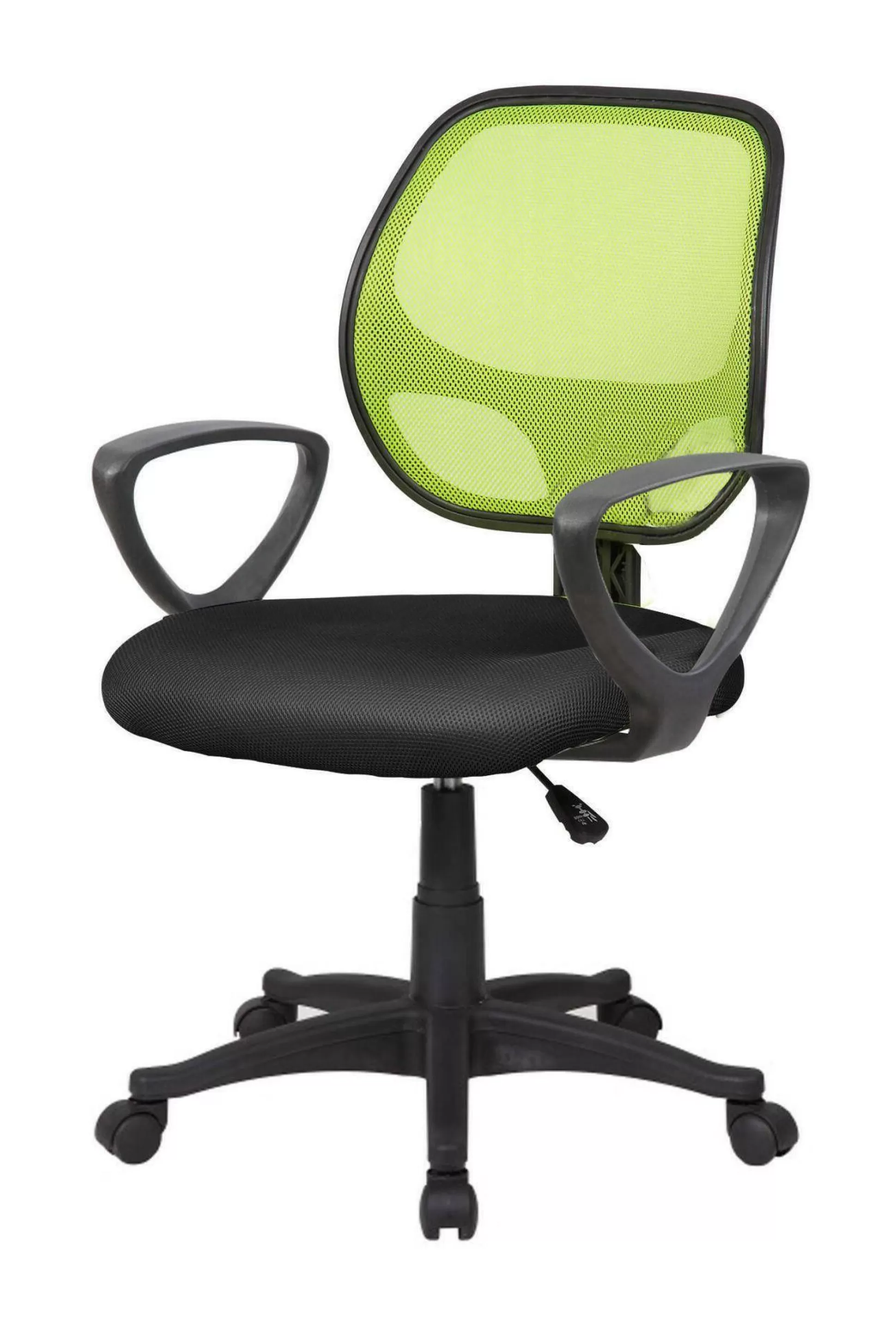 Dmora Sedie Con Ruote<Sedia con ruote Ddjidj, 56x57h88/100 cm, Nero e Verde