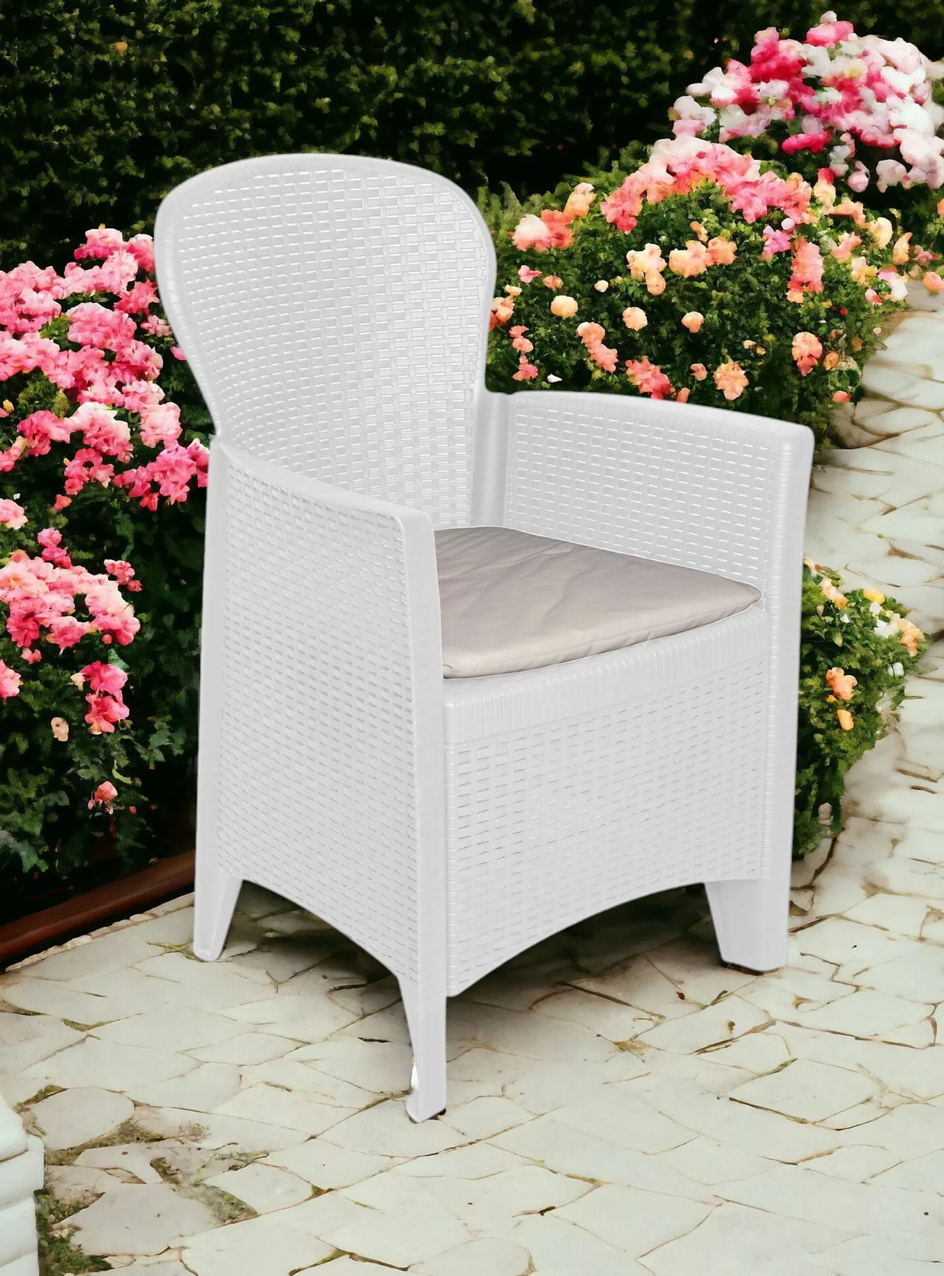 Dmora Sedie Da Esterno<Sedia da esterno Amilton, 60x58h89 cm,