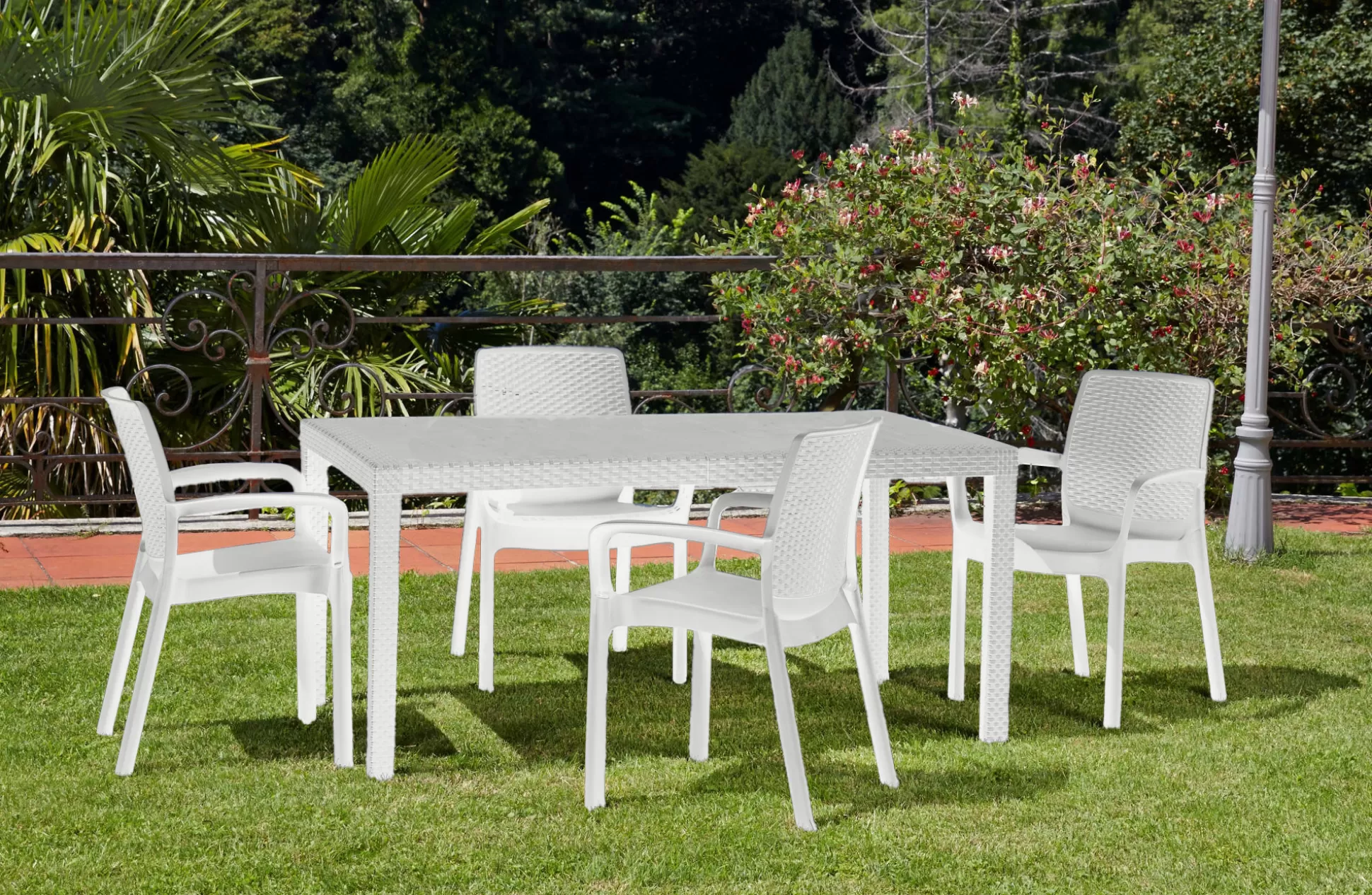 Dmora Sedie Da Esterno<Sedia da esterno Anacleto, 54x60h82 cm,