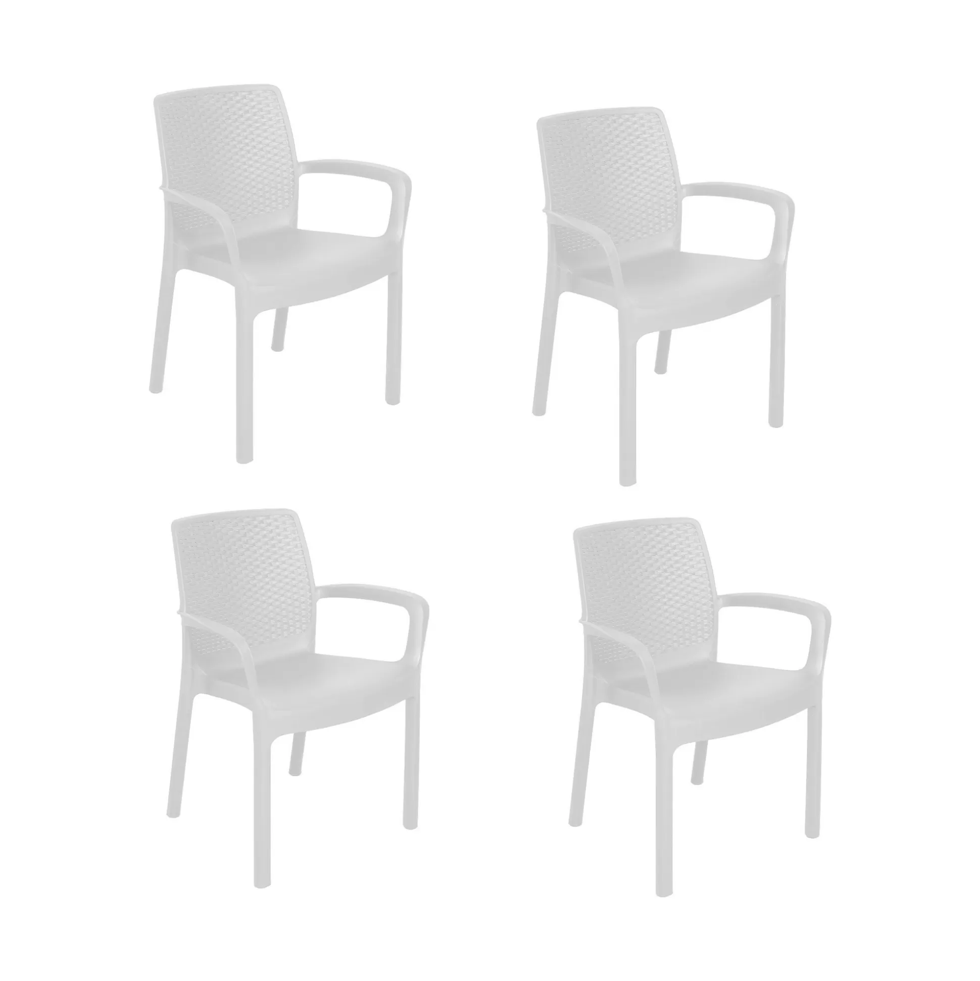Dmora Sedie Da Esterno<Sedia da esterno Anacleto, 54x60h82 cm,