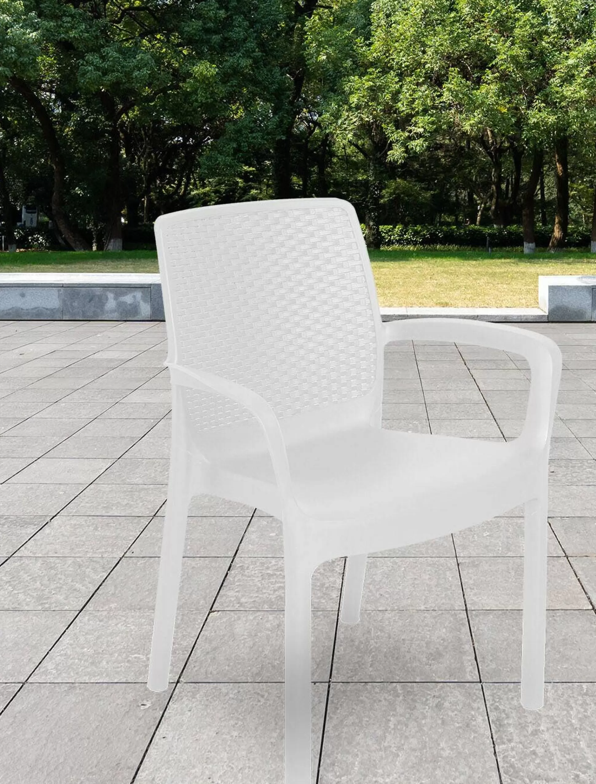 Dmora Sedie Da Esterno<Sedia da esterno Asha, 54x60h82 cm,