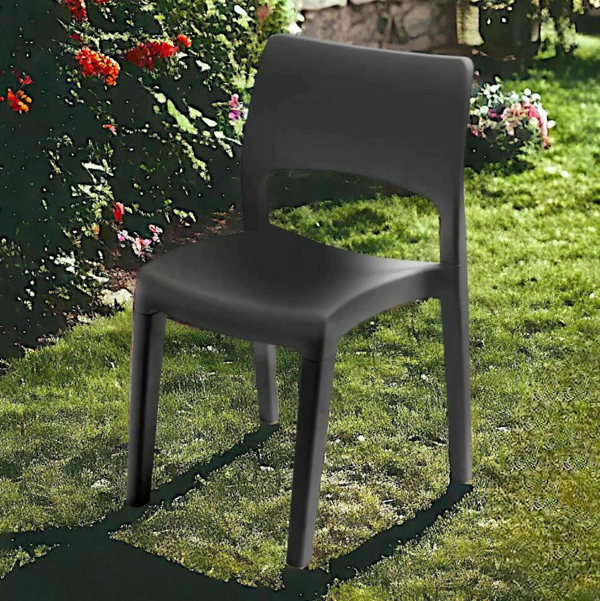 Dmora Sedie Da Esterno<Sedia da esterno Zircone, 50x51h82 Cm,