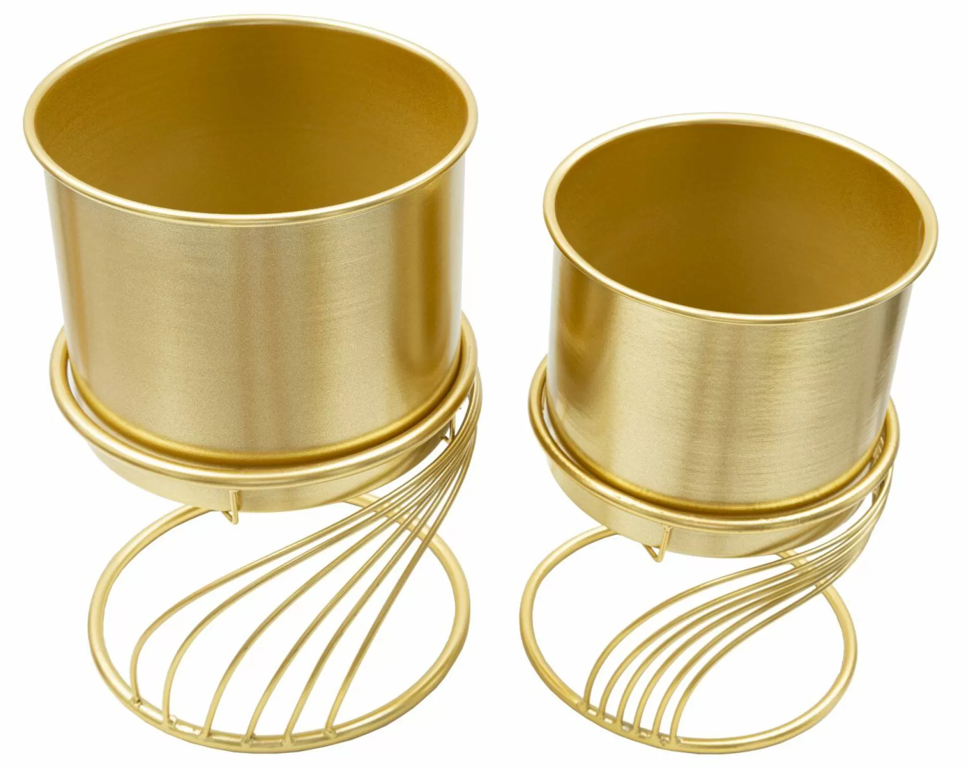 Dmora Oggettistica<Set di 2 portavasi Sauri, 23x23 h36 cm,