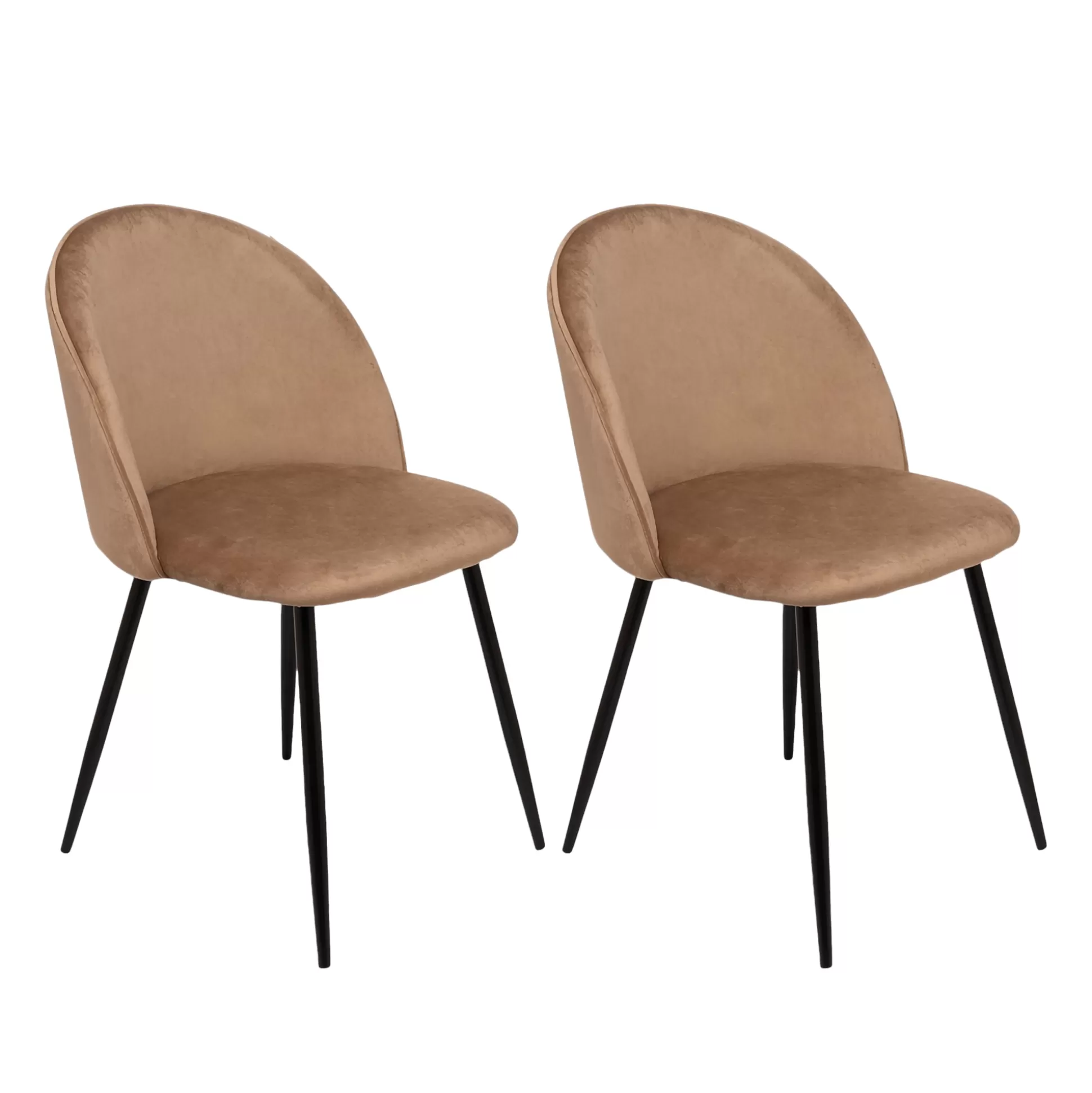 Dmora Sedie<Set di 2 sedie Achito, 51x54h82 cm,