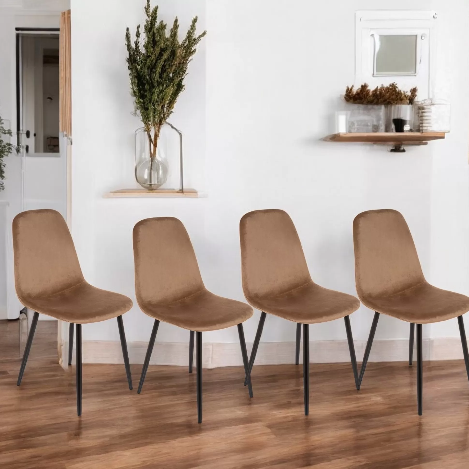 Dmora Sedie<Set di 4 sedie Arter, 45x56h87 cm,