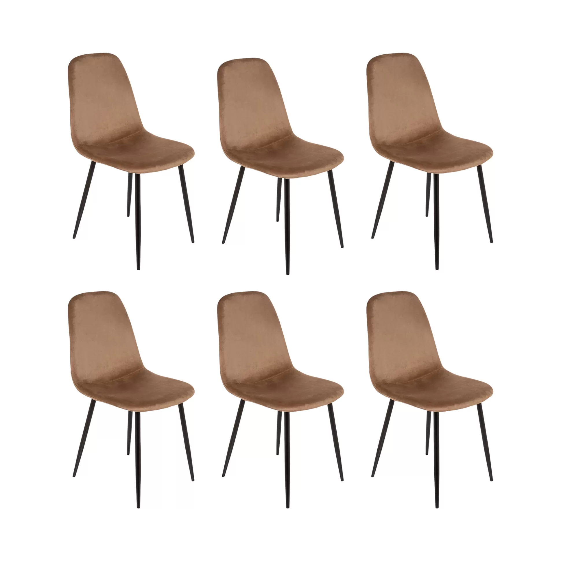 Dmora Sedie<Set di 6 sedie Arter, 45x56h87 cm,
