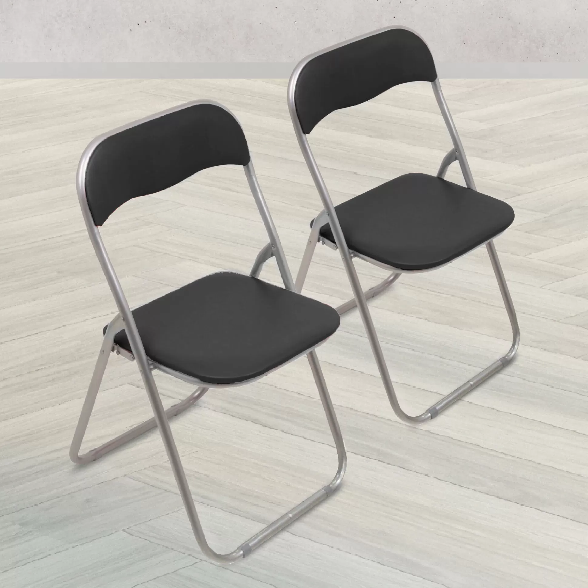 Dmora Sedie Pieghevoli<Set di 2 sedie pieghevoli Antenore, 43x47h80 cm,